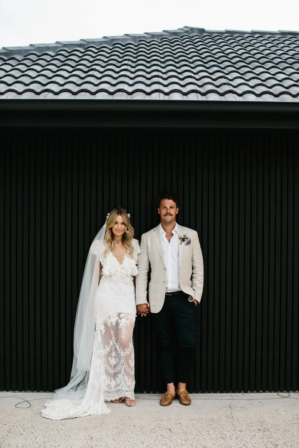 Bride and groom at a Byron Bay wedding planned by Creative Weddings Byron Bay.