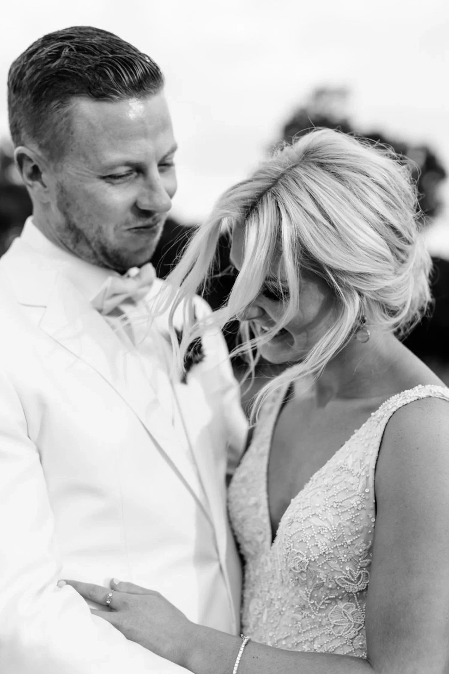 Happy couple celebrating their Byron Bay wedding planned by Creative Weddings Byron Bay