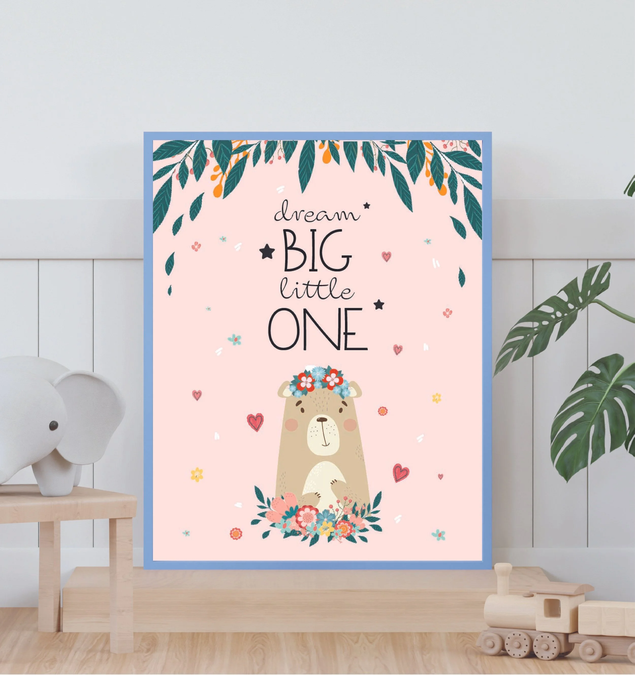 Dream Big Bear Wall Art Print