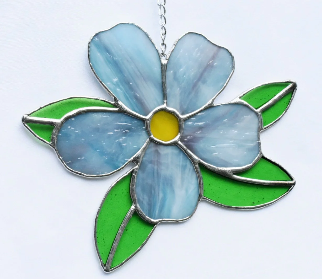 Stained Glass Flower Suncatcher