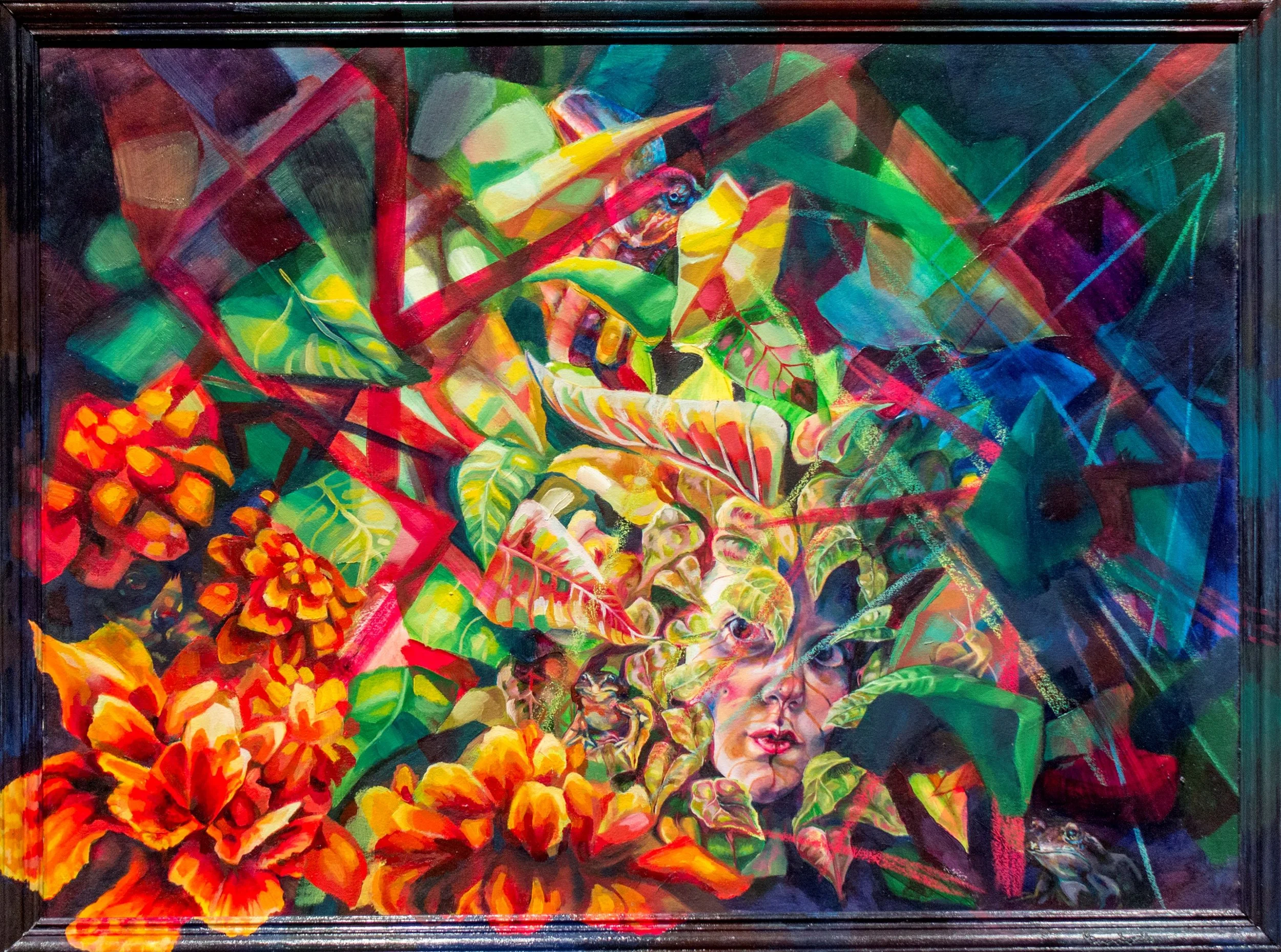 Niche - 2017, Oil on Arches Oil Paper, 24” x 36”
