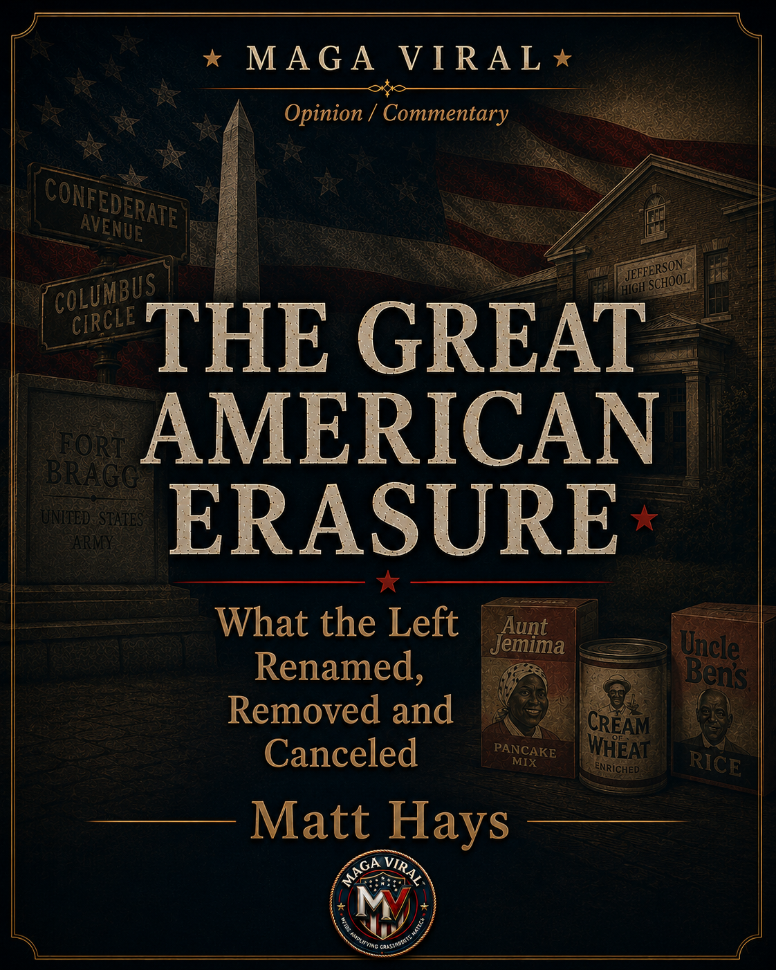 The Great American Erasure: What the Left Renamed, Removed and Canceled