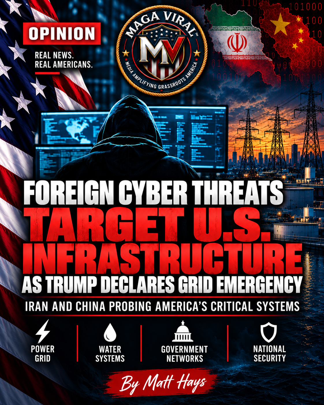 Foreign Cyber Threats Target U.S. Infrastructure as Trump Declares Grid Emergency
