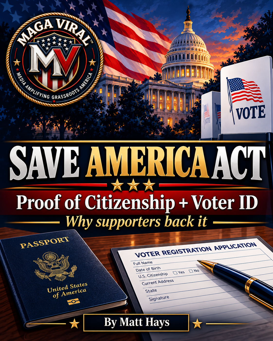The SAVE America Act: Why Supporters Back Proof of Citizenship and Voter ID