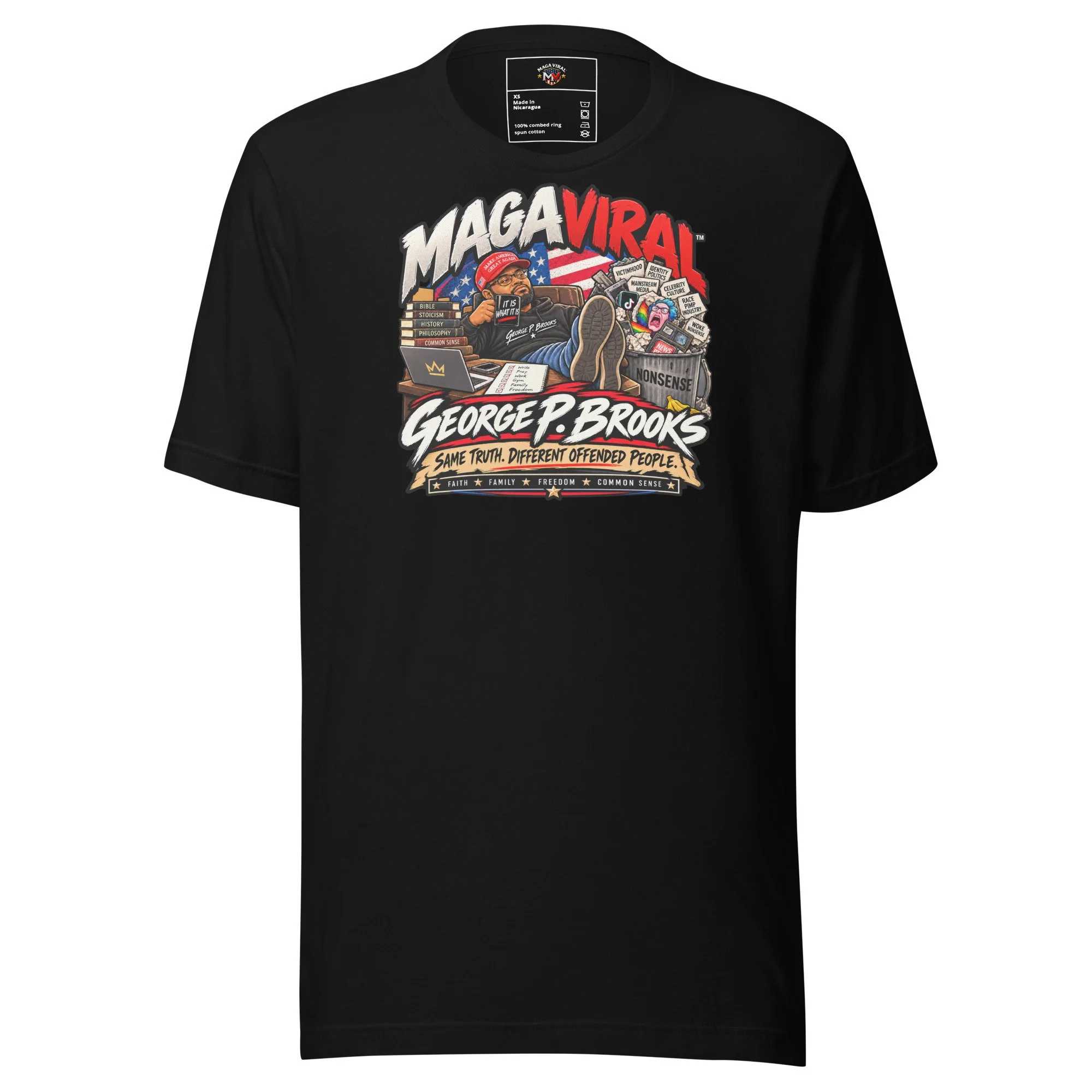 George P. Brooks “Same Truth. Different Offended People.” Tee