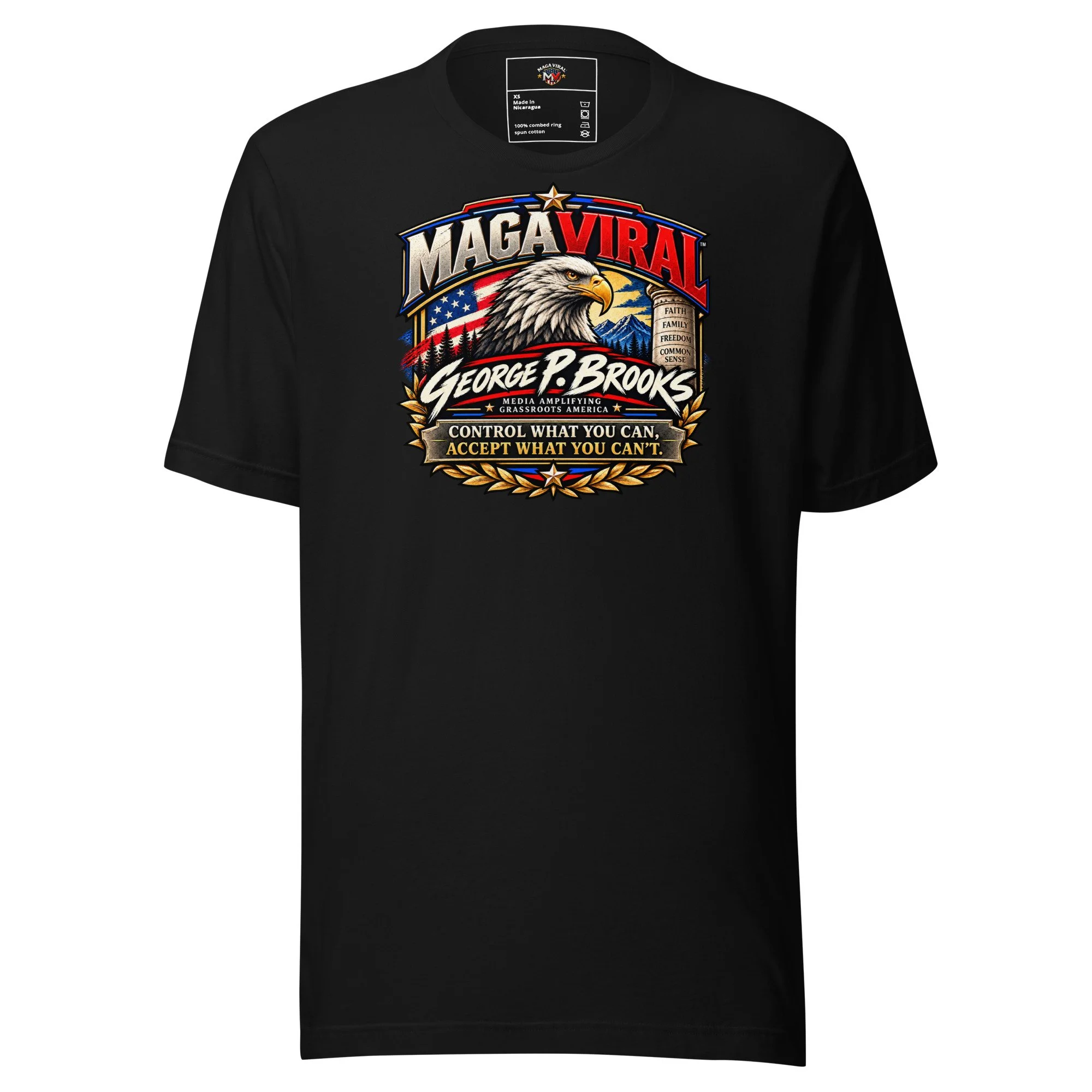 George P. Brooks “Control What You Can, Accept What You Can’t” Tee