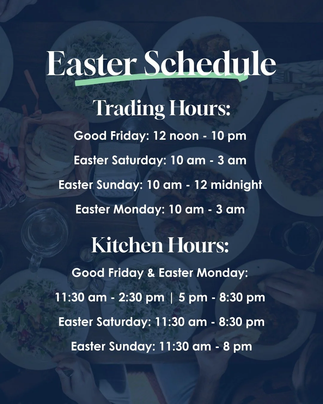 The long weekend is almost here, and we're open all four days to make it a good one. 👌

We're also excited to share that The Settler&rsquo;s Tavern is under new ownership. Same local pub you know and love, with fresh energy and a whole lot more to c