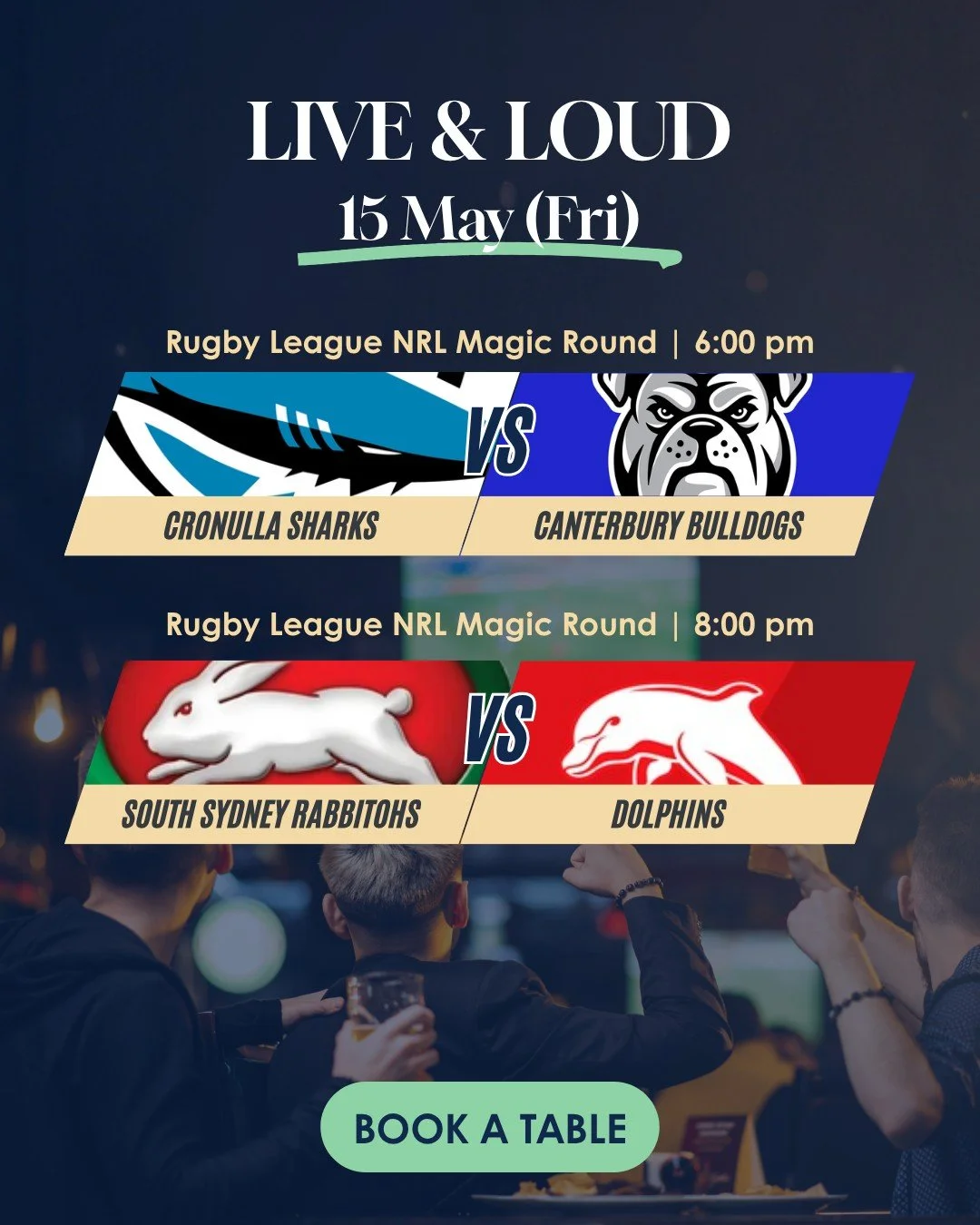 The weekend starts tonight. 🏉 🦅

#AFL and #NRL. Friday, Saturday and Sunday. 
All on the big screens at #TheSettlersTavern.

Because a good pub doesn't pick sides. It just makes sure everyone has somewhere to be.

Come in for one game. Stay for ano