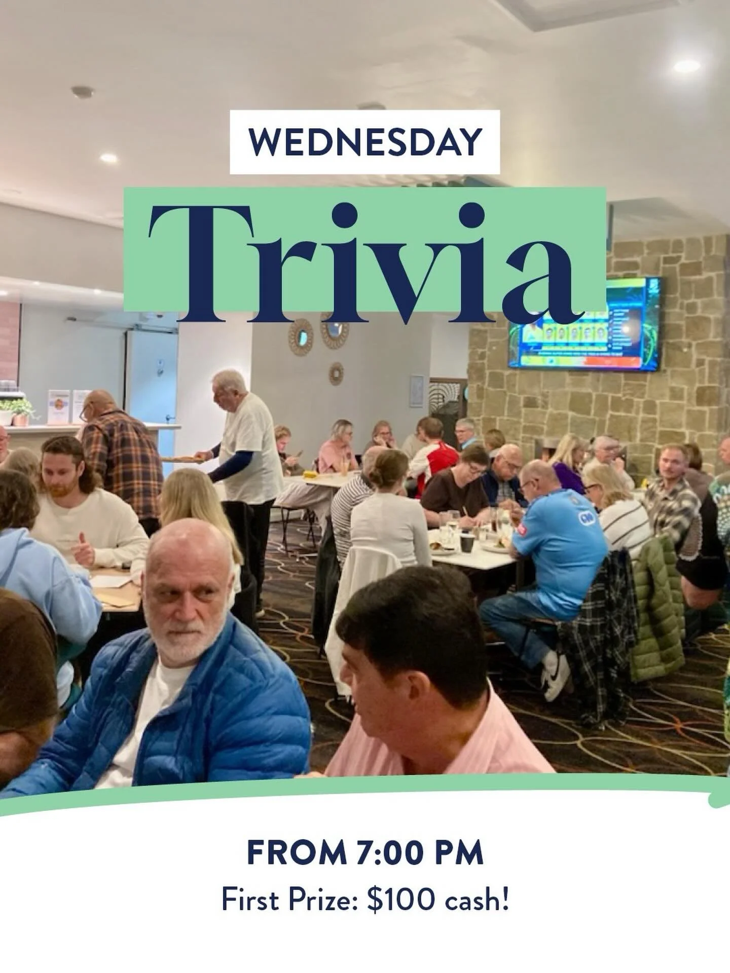 The perfect way to beat the mid-week slump &mdash; it&rsquo;s Wednesday Night Trivia of course ❓✨ Join us tomorrow for a casual night out and see if you have what it takes to win a prize! 🏆 All team sizes are welcome, book your table now via the lin
