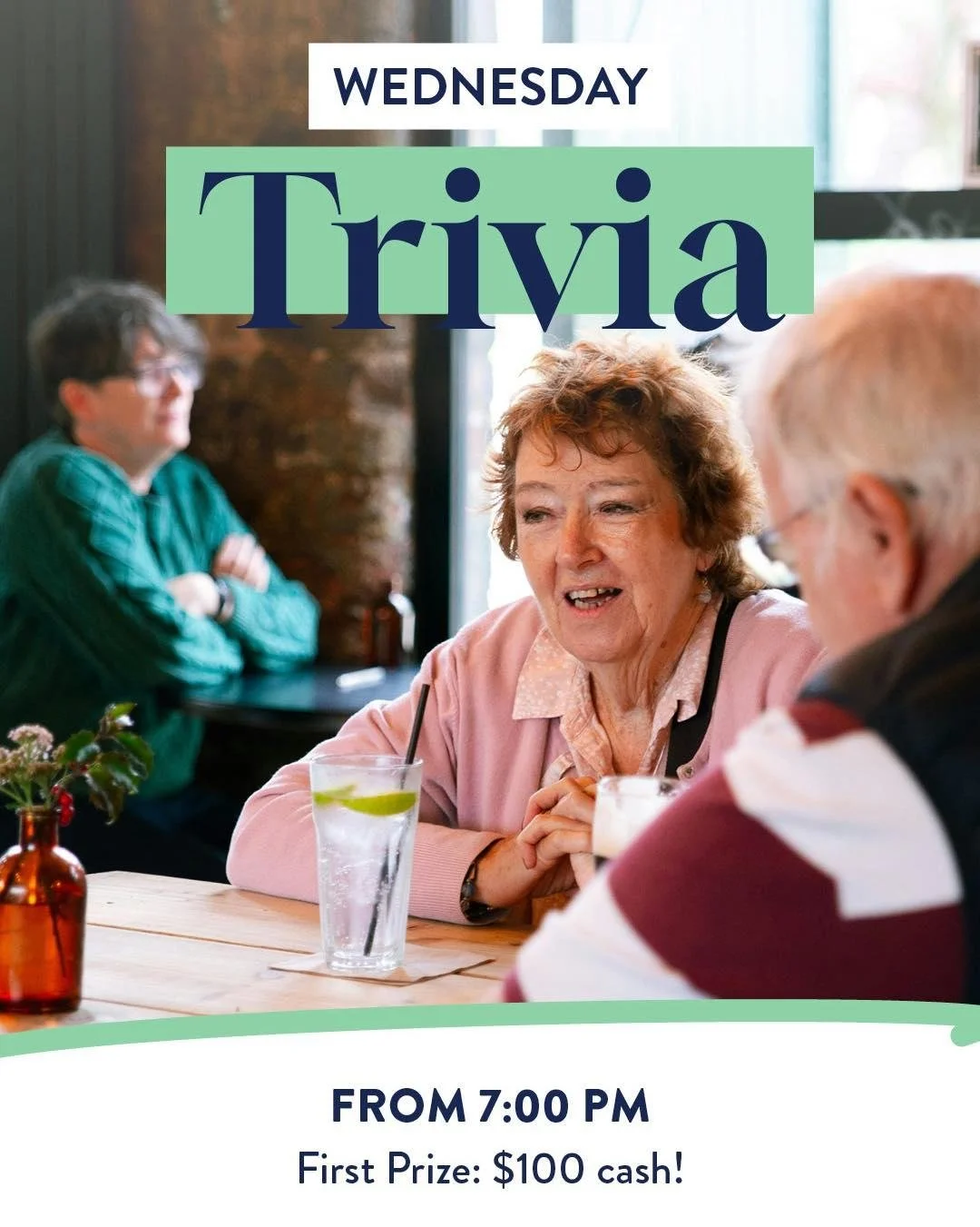 🧠🍻 Trivia Night is ON tonight!

Round up your smartest mates and join us from 7pm for a night of laughs, friendly competition and great prizes.

🏆 1st Prize: $100 Cash
🥈 2nd Prize: $50 Bar &amp; Bistro Voucher
🥉 3rd Prize: $25 Bar &amp; Bistro V
