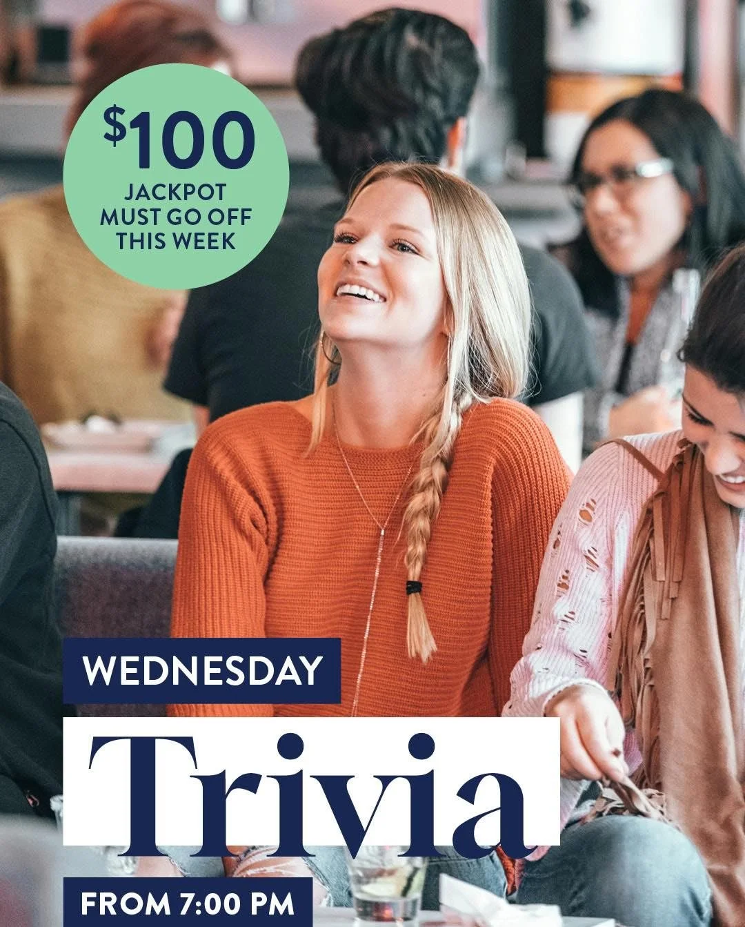 🧠 TRIVIA TONIGHT | FROM 7PM 🎉

Think you&rsquo;ve got what it takes to claim the bragging rights? Grab your team and join us for another fun-filled night of trivia!

💰 The Lucky Door Prize has jackpotted to $100&hellip; and it MUST GO OFF TONIGHT!