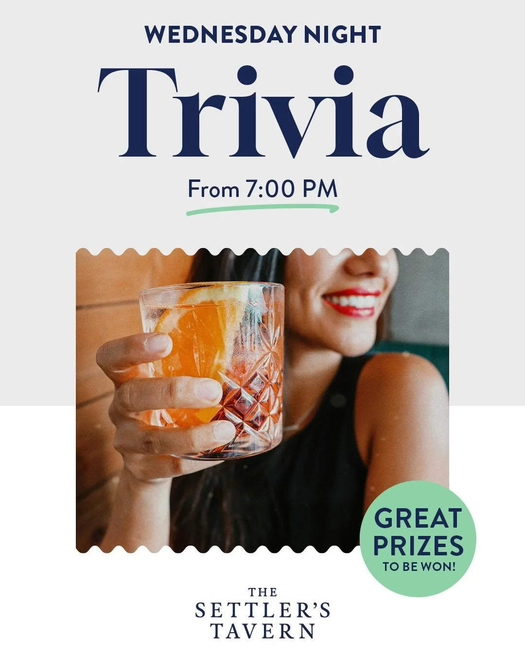 🧠🎉 It's Trivia Night!

Round up your smartest mates and join us tonight for an evening of laughs, friendly competition, and great prizes.

📅 Tonight
🕖 From 7:00pm

Whether you're a trivia regular or just in it for the fun, everyone has a chance t