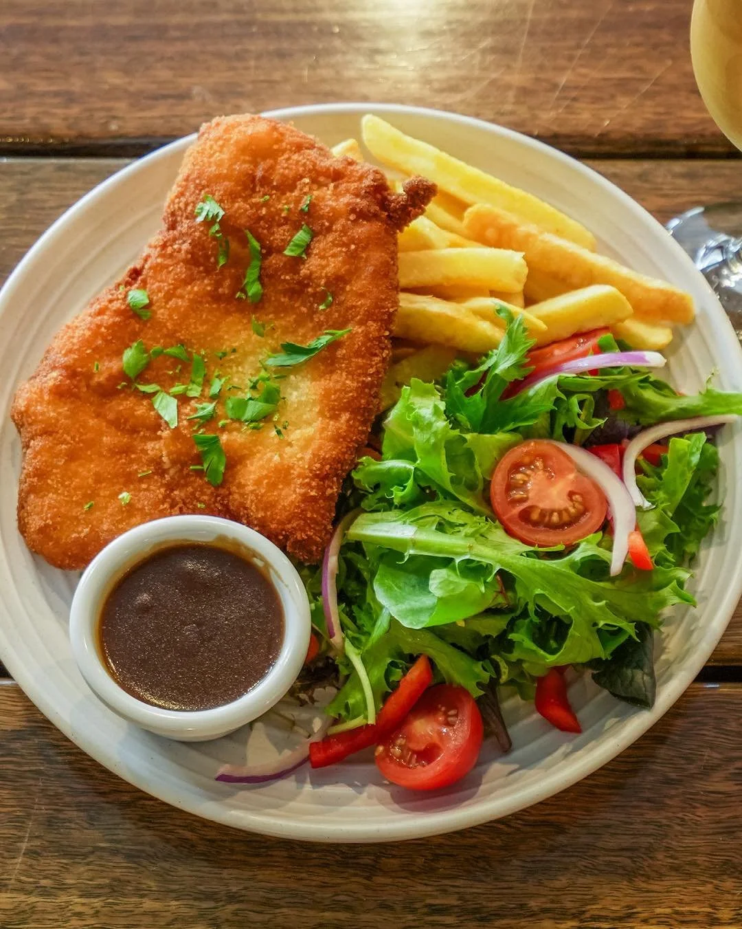Fancy a Schnitty? Or 2?

With our  Tuesday night special, order one main meal and your second is half price.

It&rsquo;s a pretty good reason to skip cooking!

Conditions apply. Meals must be ordered in the one transaction. Cheapest meal ordered will
