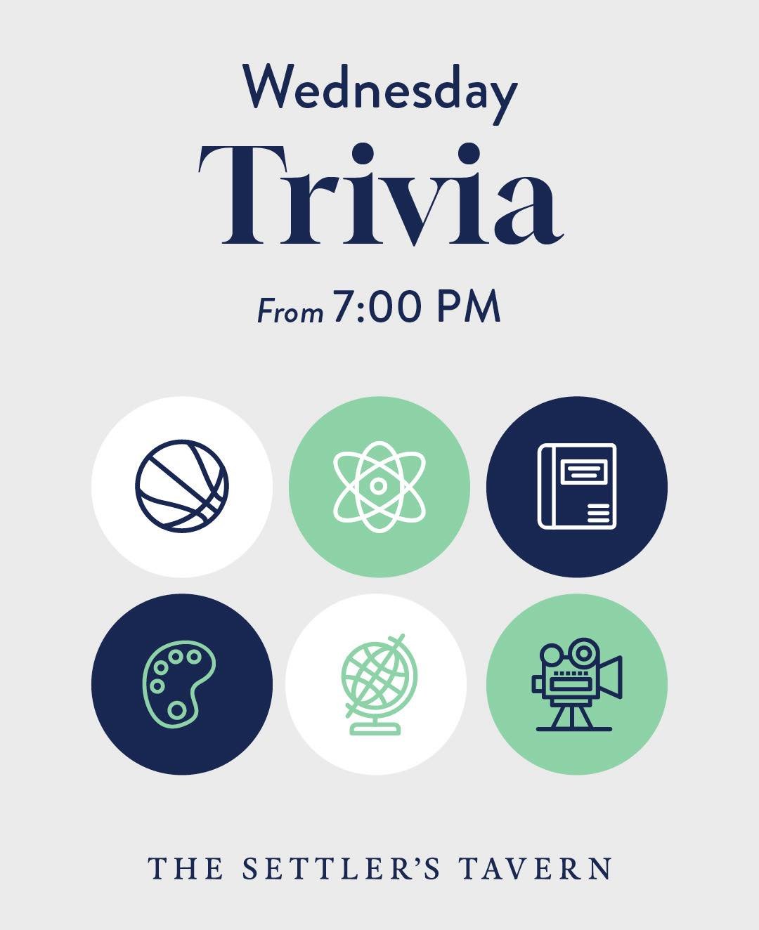 🧠 Trivia night is ON at the Settlers Tavern tonight!

Round up your clever crew, put your knowledge to the test and see if you&rsquo;ve got what it takes to take out the top spot! 🏆

With cash and vouchers up for grabs, a few laughs and plenty of f