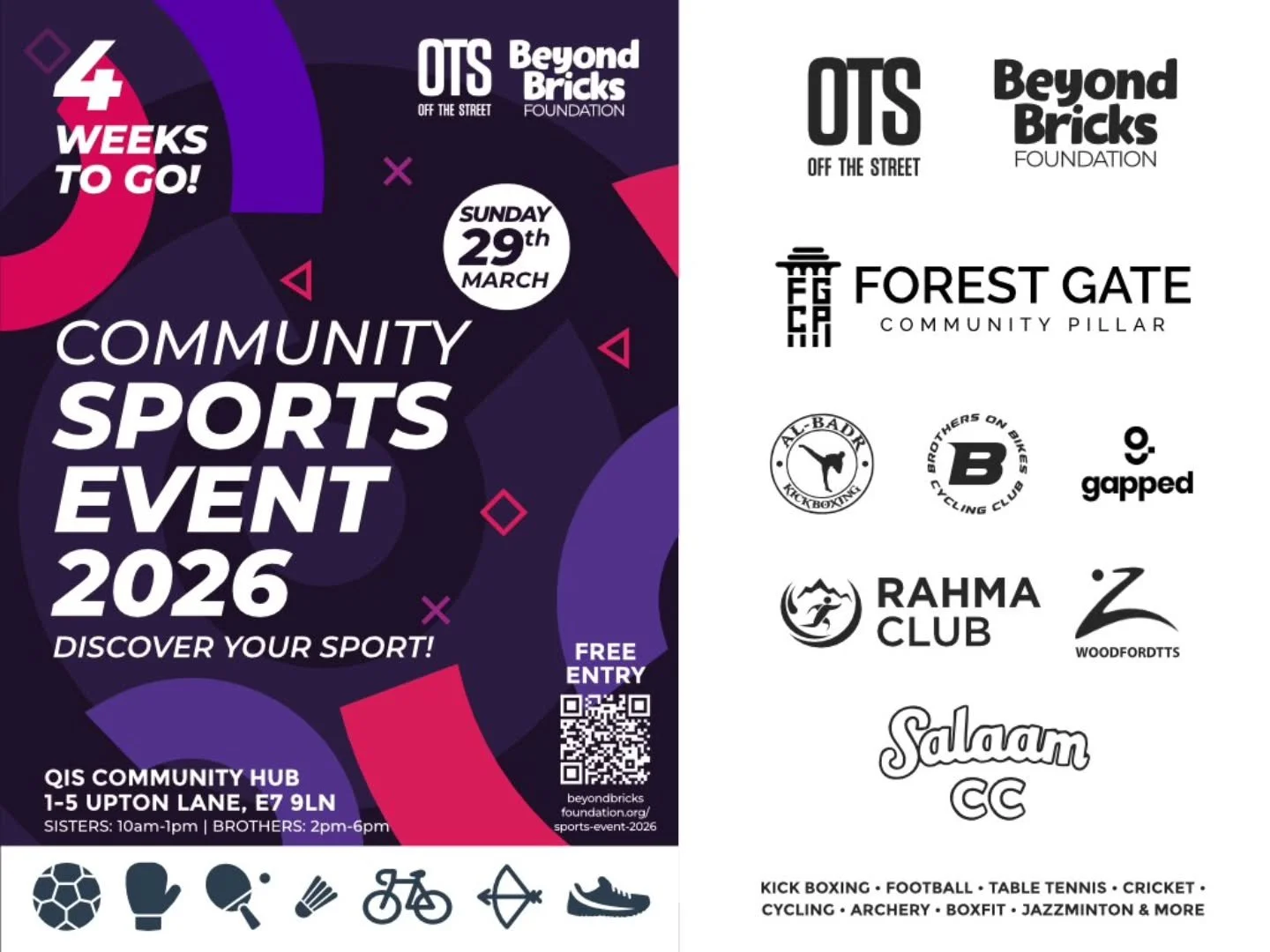 Discover Your Sport at the Community Sports Event 2026!

Are you looking to get active, try something new, or find a sport you love? The Community Sports Event 2026 is a free, fun-filled day designed for the whole community to come together, explore 