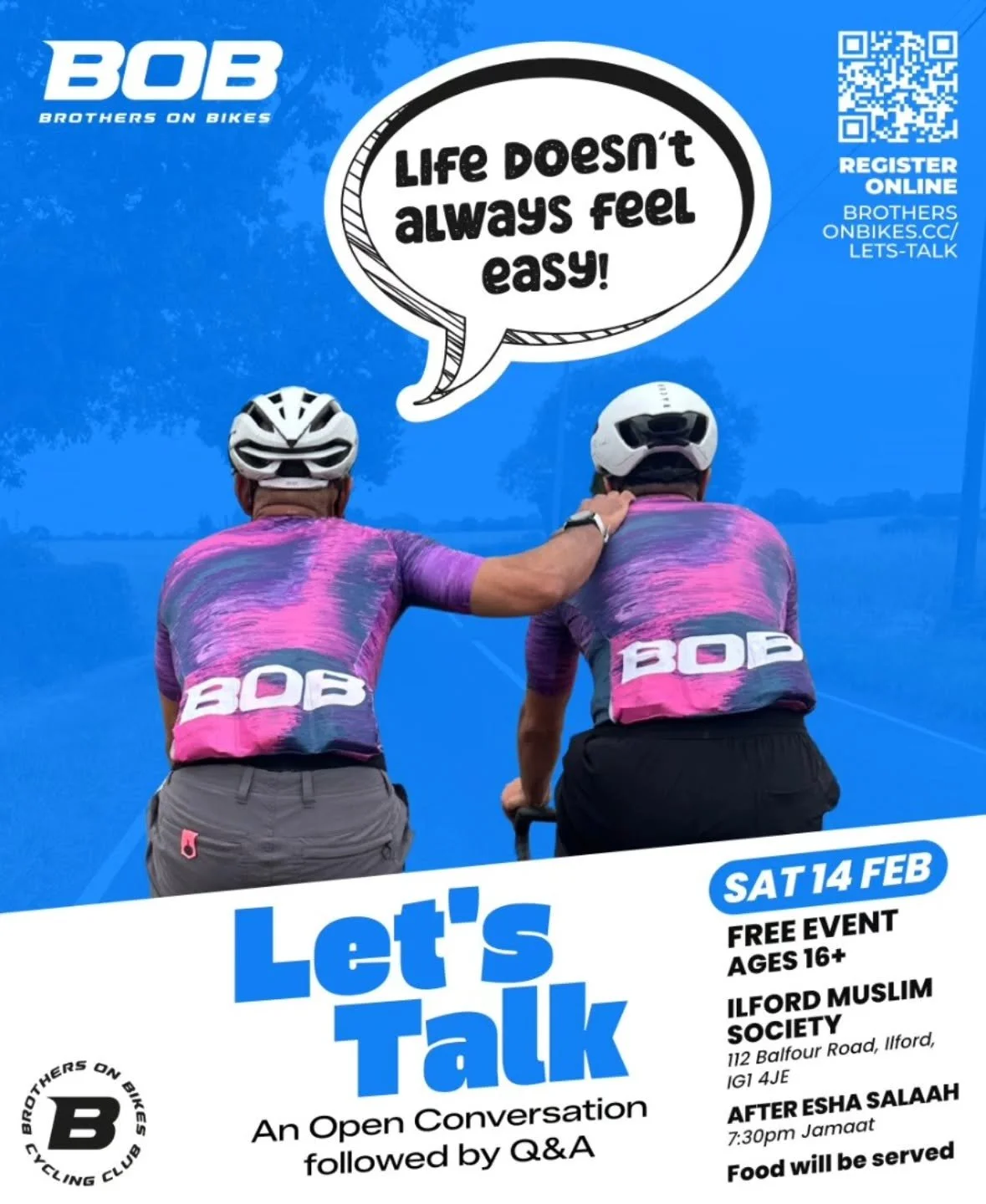 LET&rsquo;S TALK (Revised Start Time)

An open conversation for our community.

Life doesn&rsquo;t always feel easy. We all face struggles and moments where things feel heavy &mdash; often in silence.

Let&rsquo;s Talk is a relaxed, supportive sessio