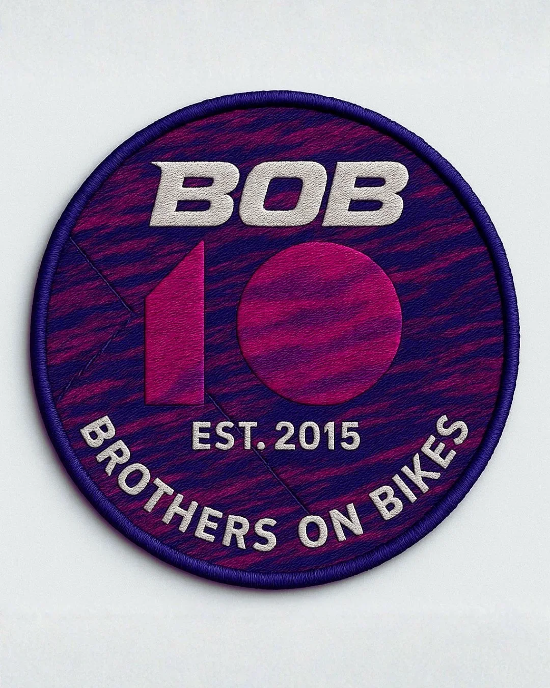 Brothers on Bikes 10 Year Anniversary Roundel