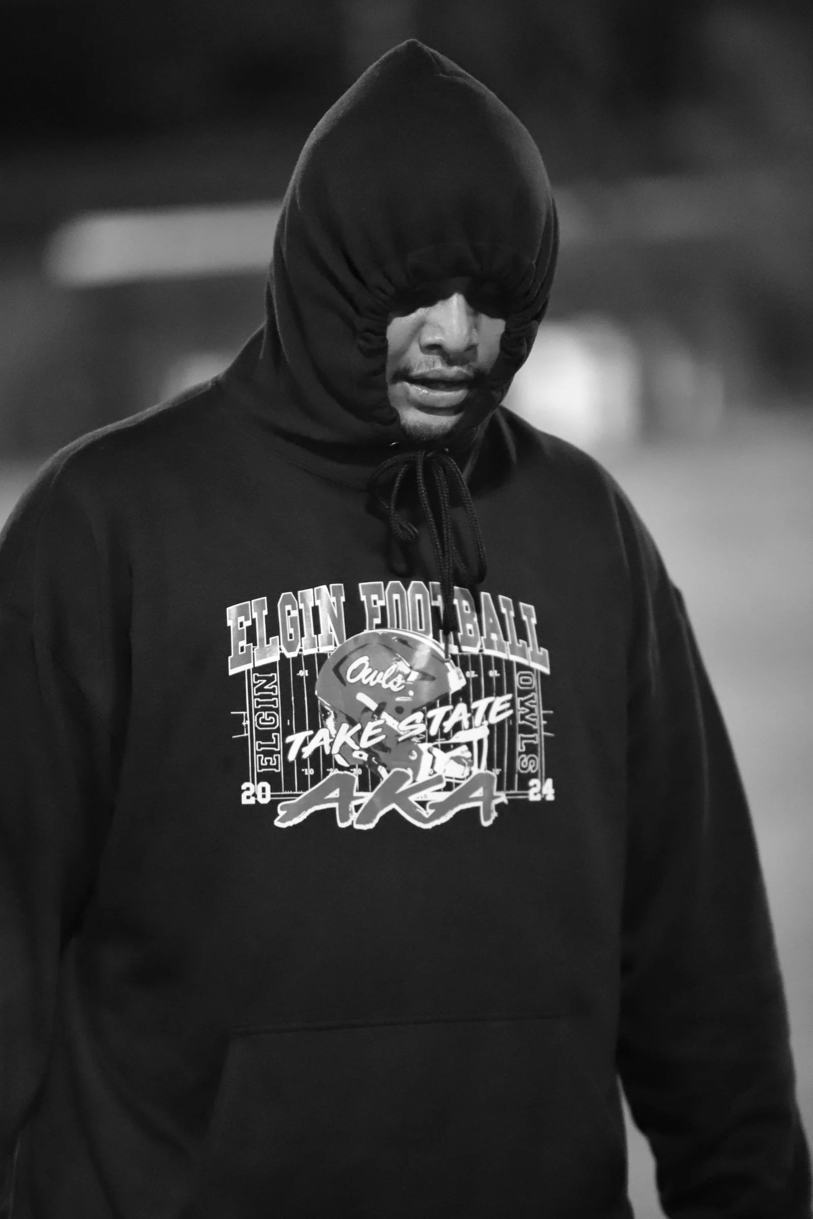 Antoni Ogumoro preparing for drills