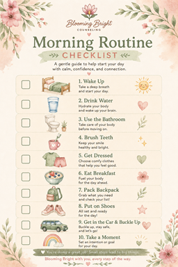 Morning Routine Checklist Free Download