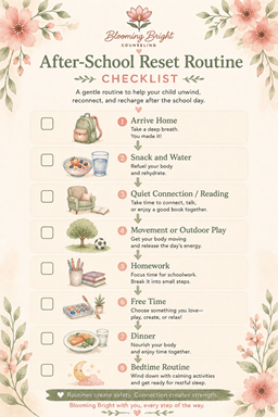After-School Reset Routine (FREE)