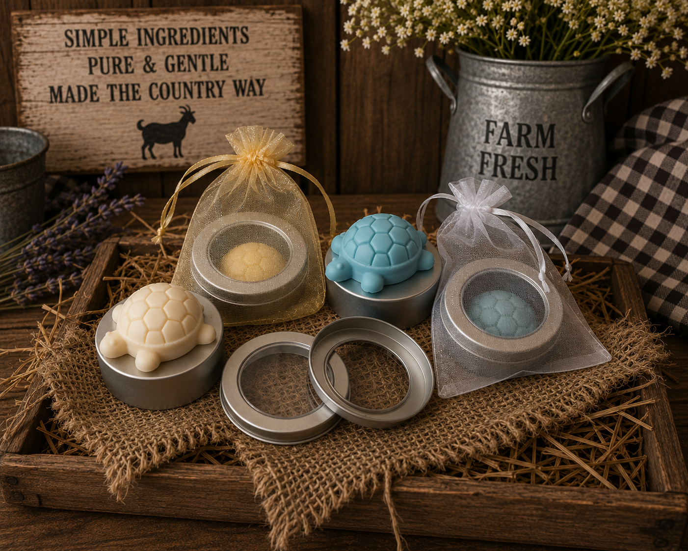 Iced Vanilla Woods Lotion Bar Turtle