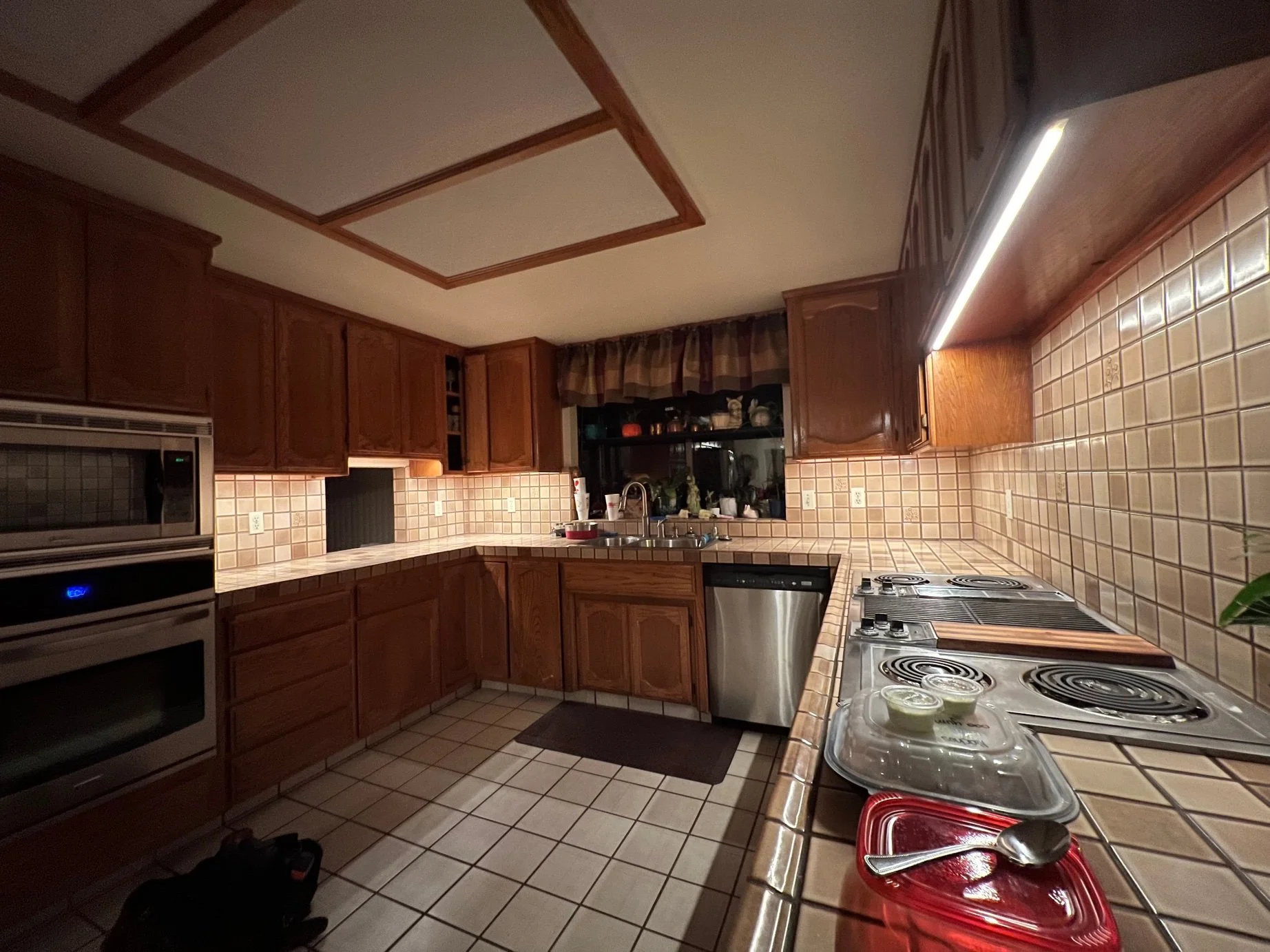 Under-cabinet LED lighting in Tracy by MH Electrical Services