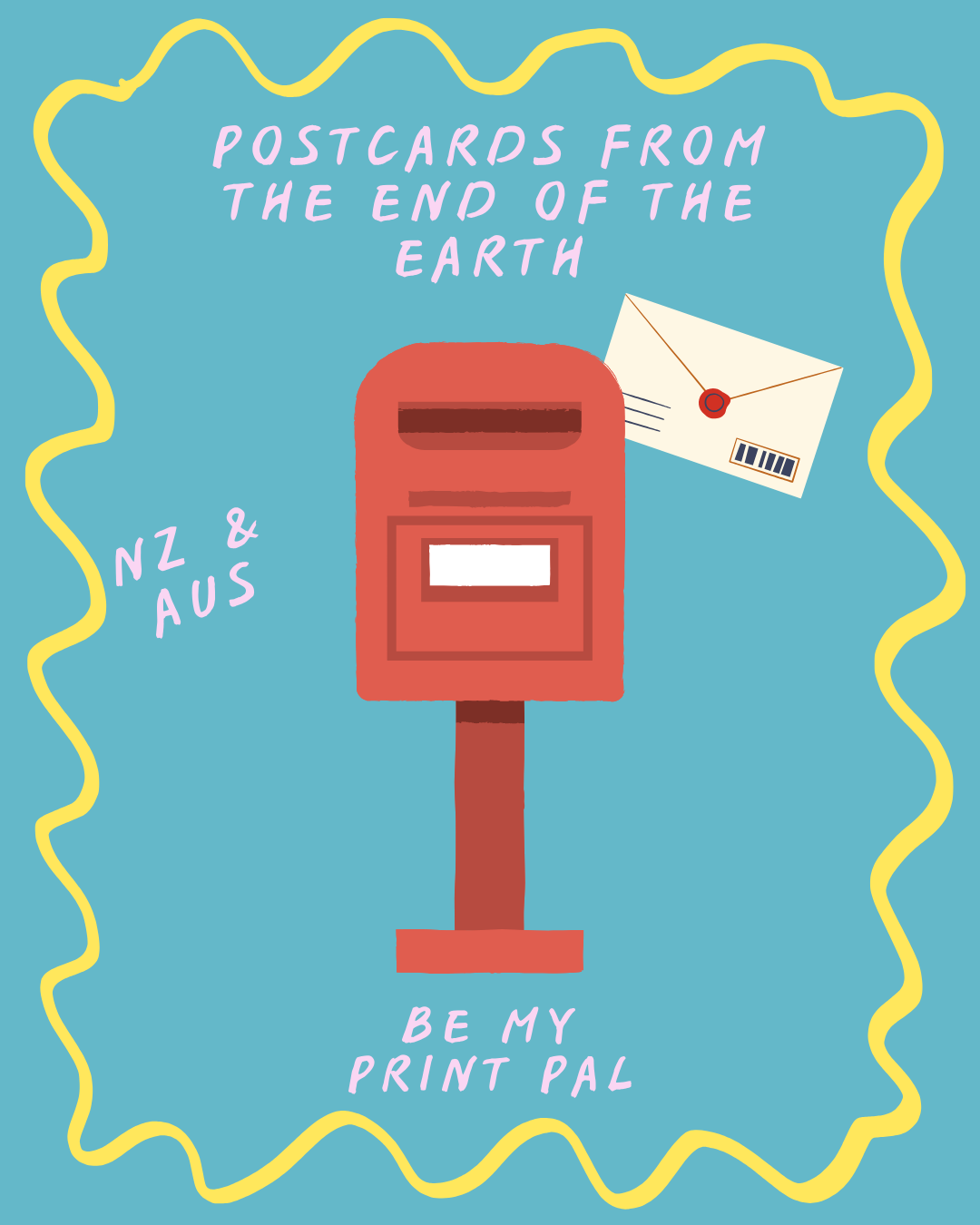 Print Pals - A Monthly Postcard Subscription - NZ
