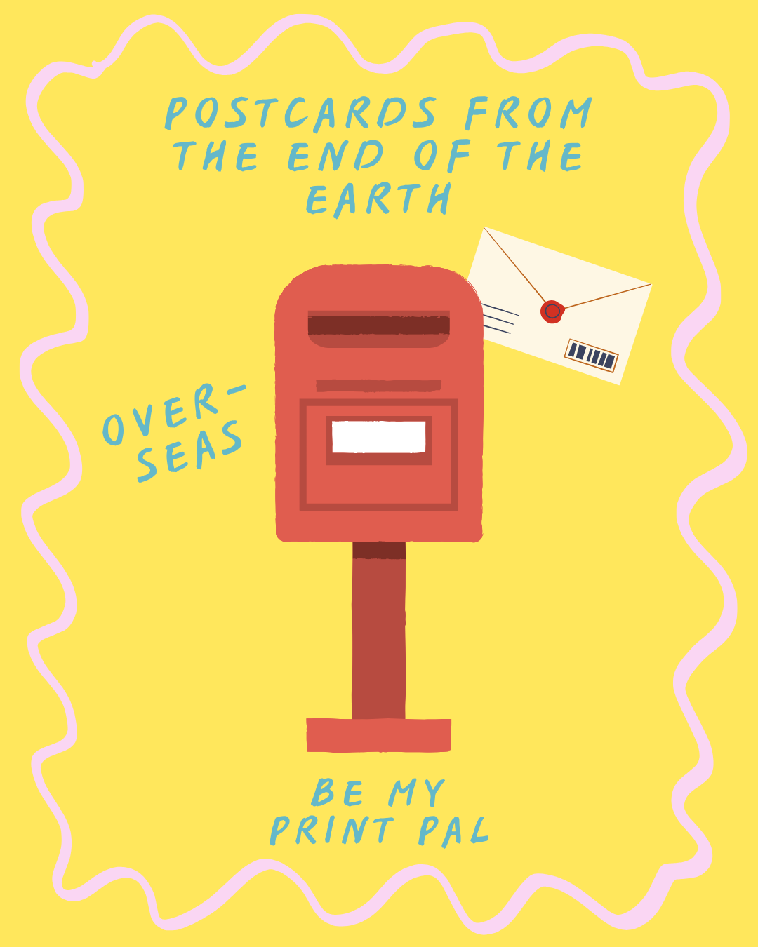 Print Pals - A Monthly Postcard Subscription - International