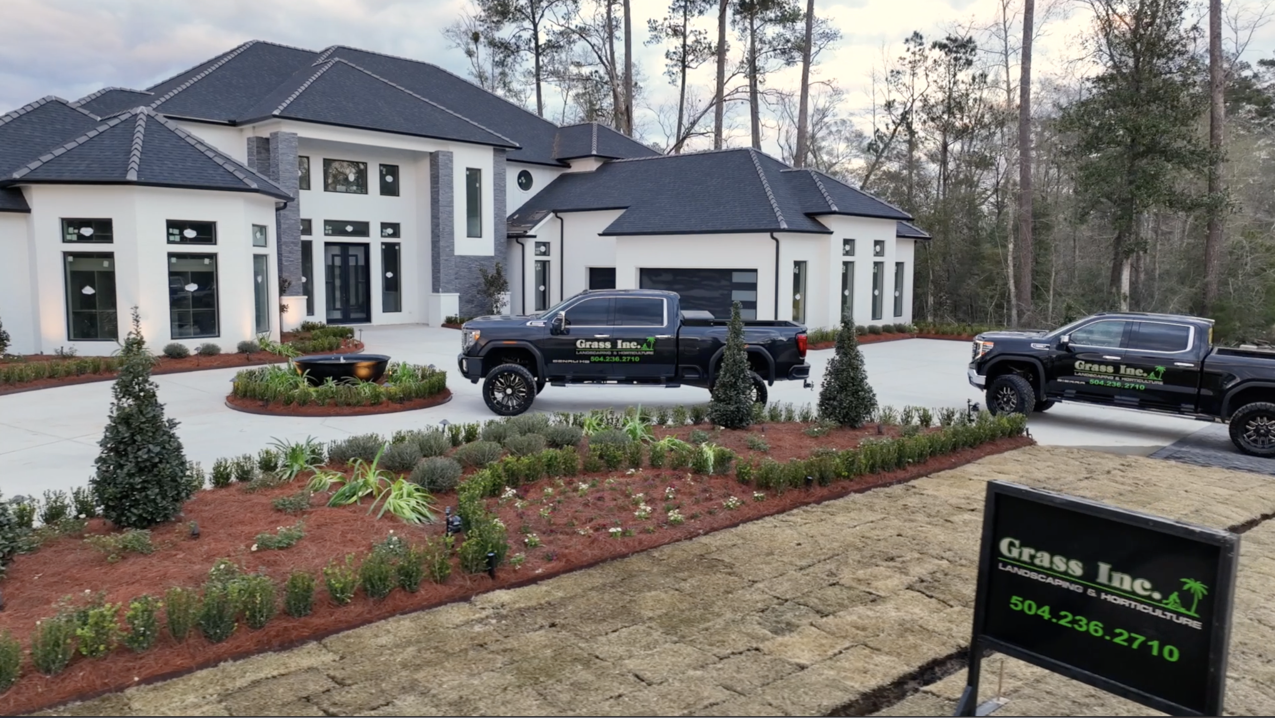Covington Property Landscaping Transformation