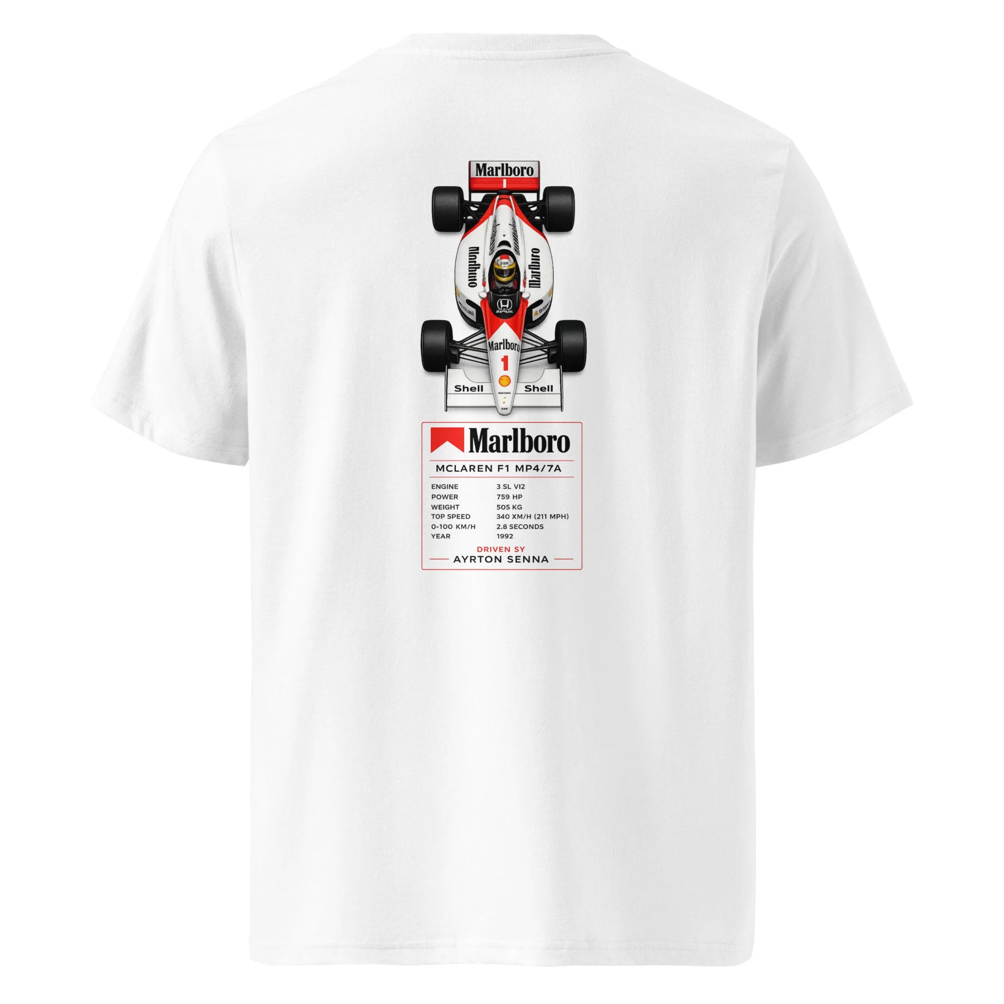Mclaren F1 Unisex Organic Cotton T-Shirt
