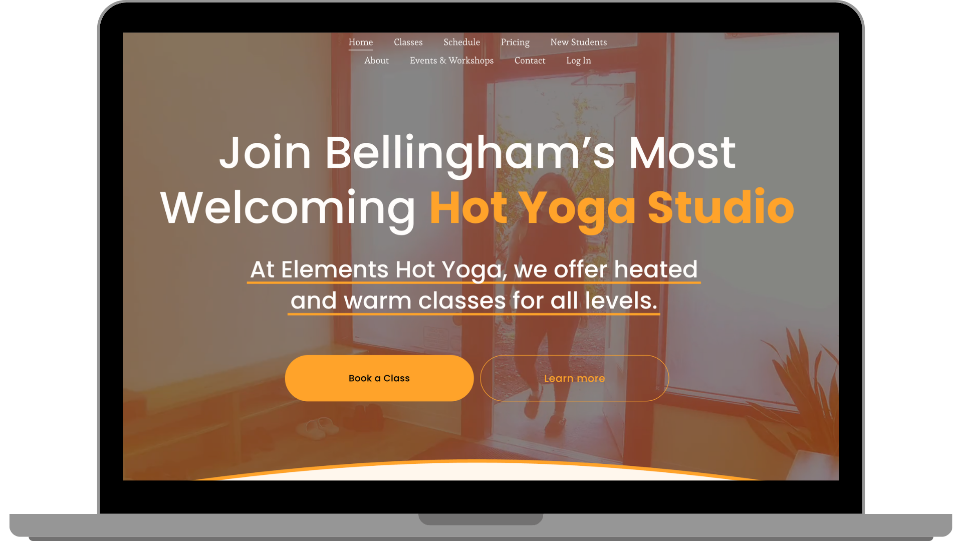 Yoga studio website redesign by NYLEAR — boutique fitness studio digital marketing case study, Bellingham WA