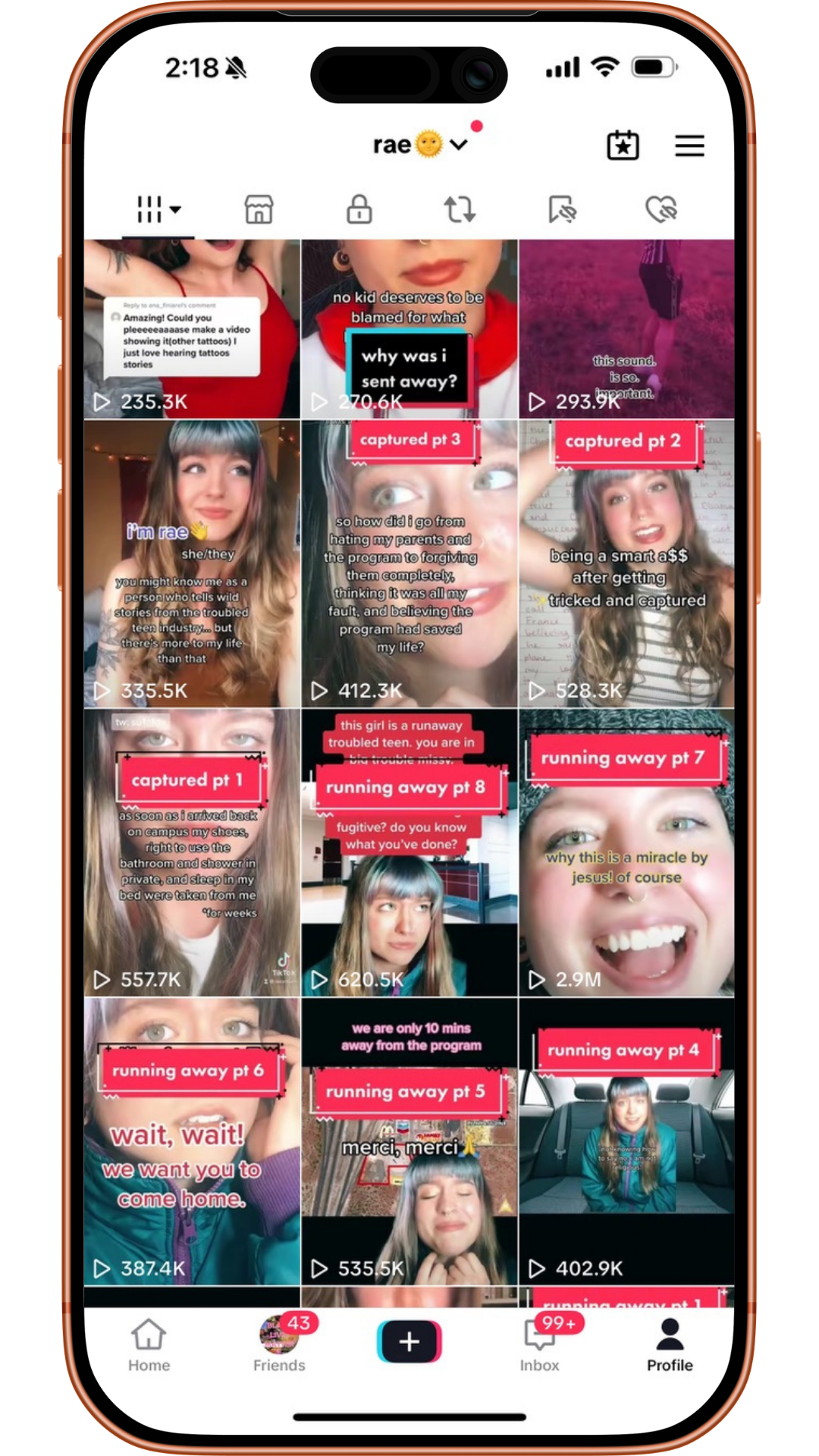TikTok advocacy account built by NYLEAR — Gen Z social media strategy and personal brand growth for Pacific Northwest clients