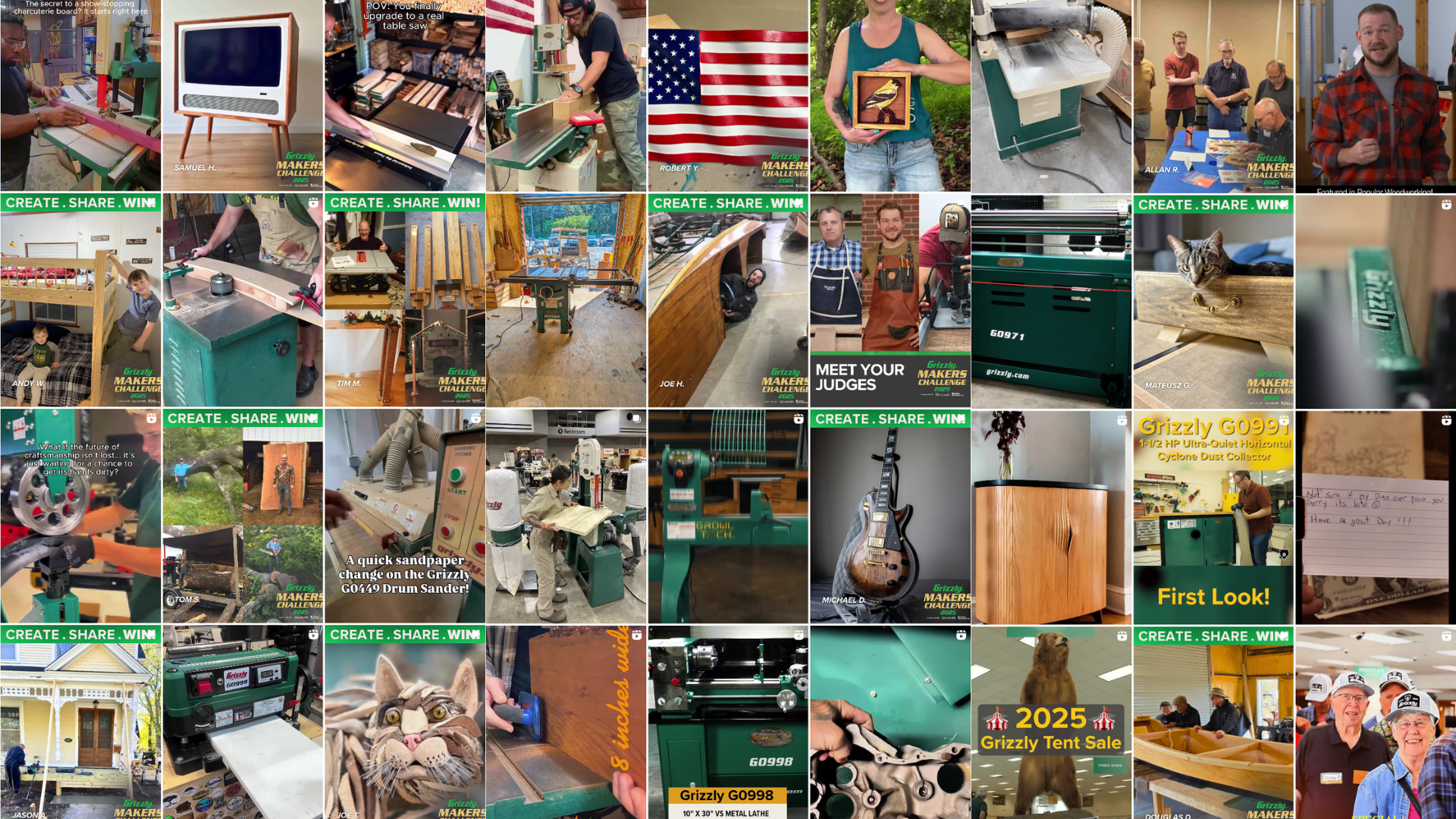 Content collage for legacy industrial manufacturer client — NYLEAR digital marketing campaign that achieved 90M+ impressions at $2.30 CPM