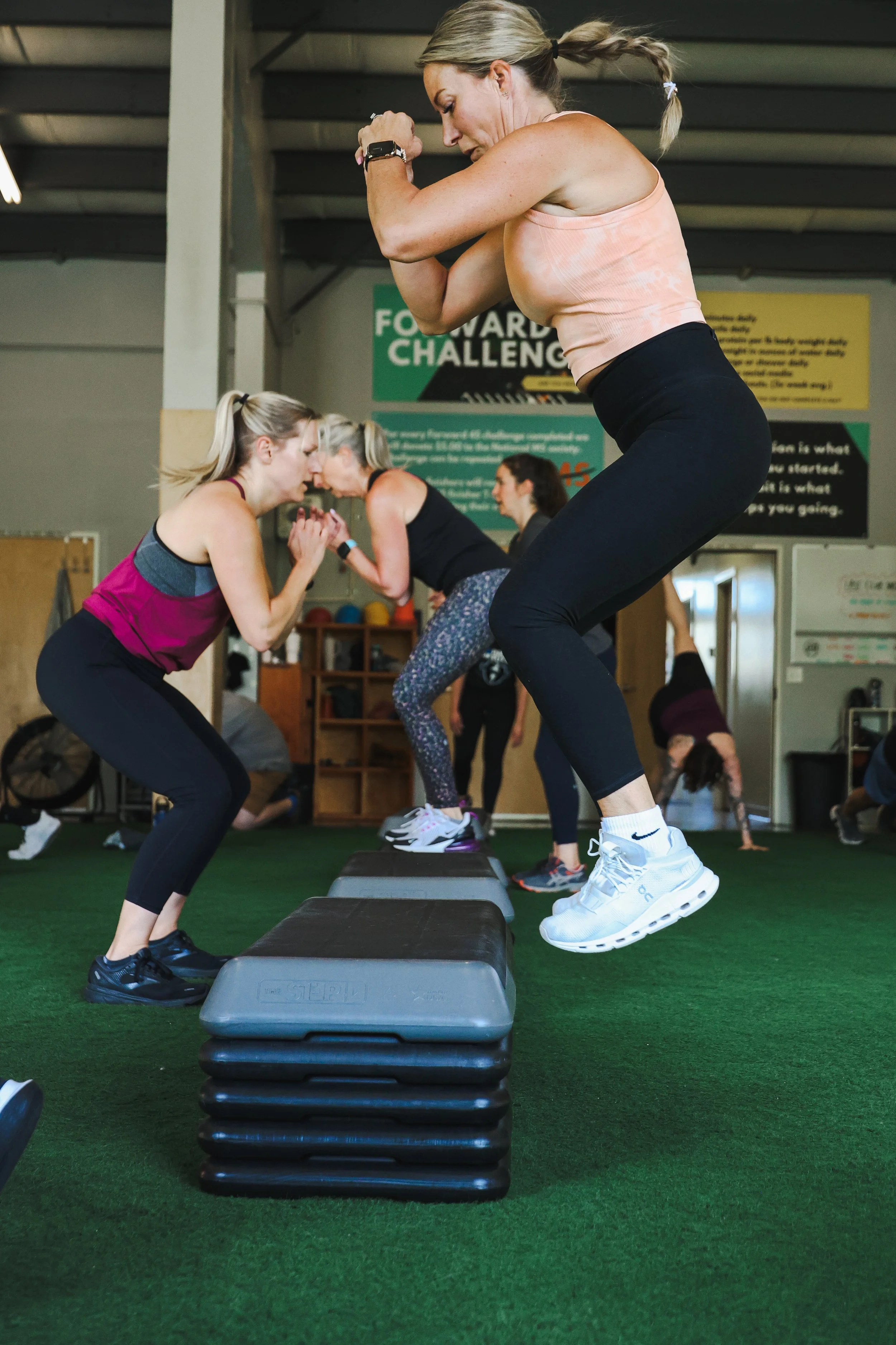 group fitness class — NYLEAR local gym and fitness business social media marketing building community in Bellingham WA