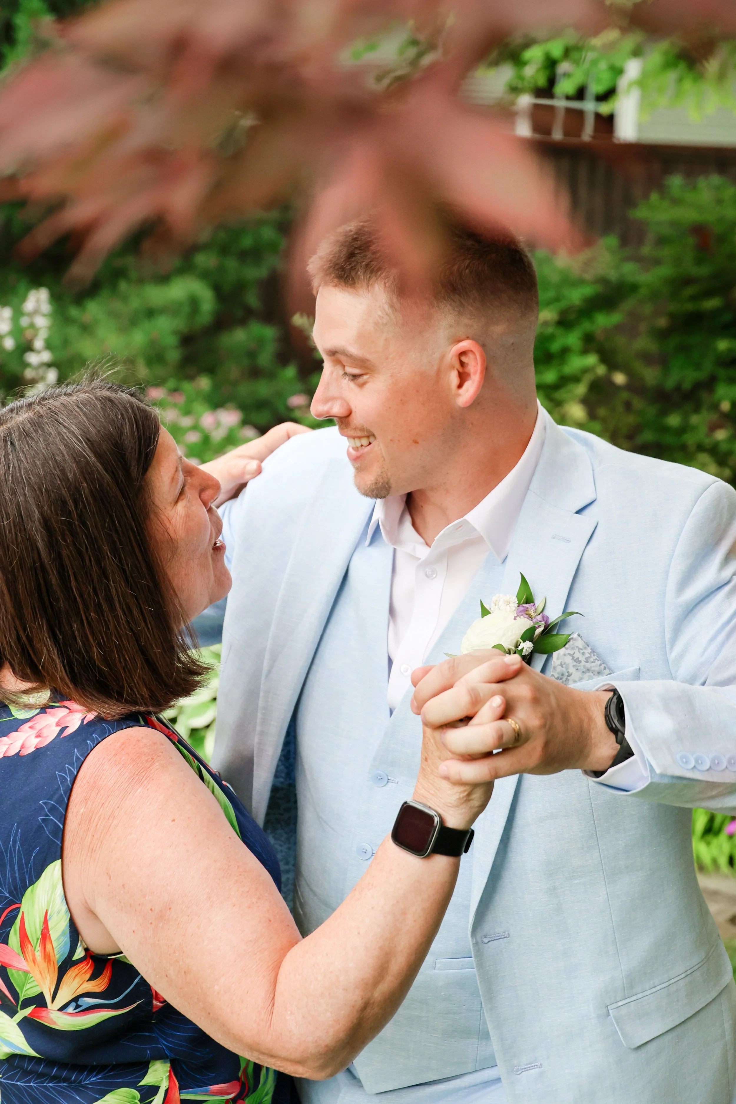Mother son dance at Pacific Northwest outdoor wedding — NYLEAR documentary wedding photography serving Bellingham WA