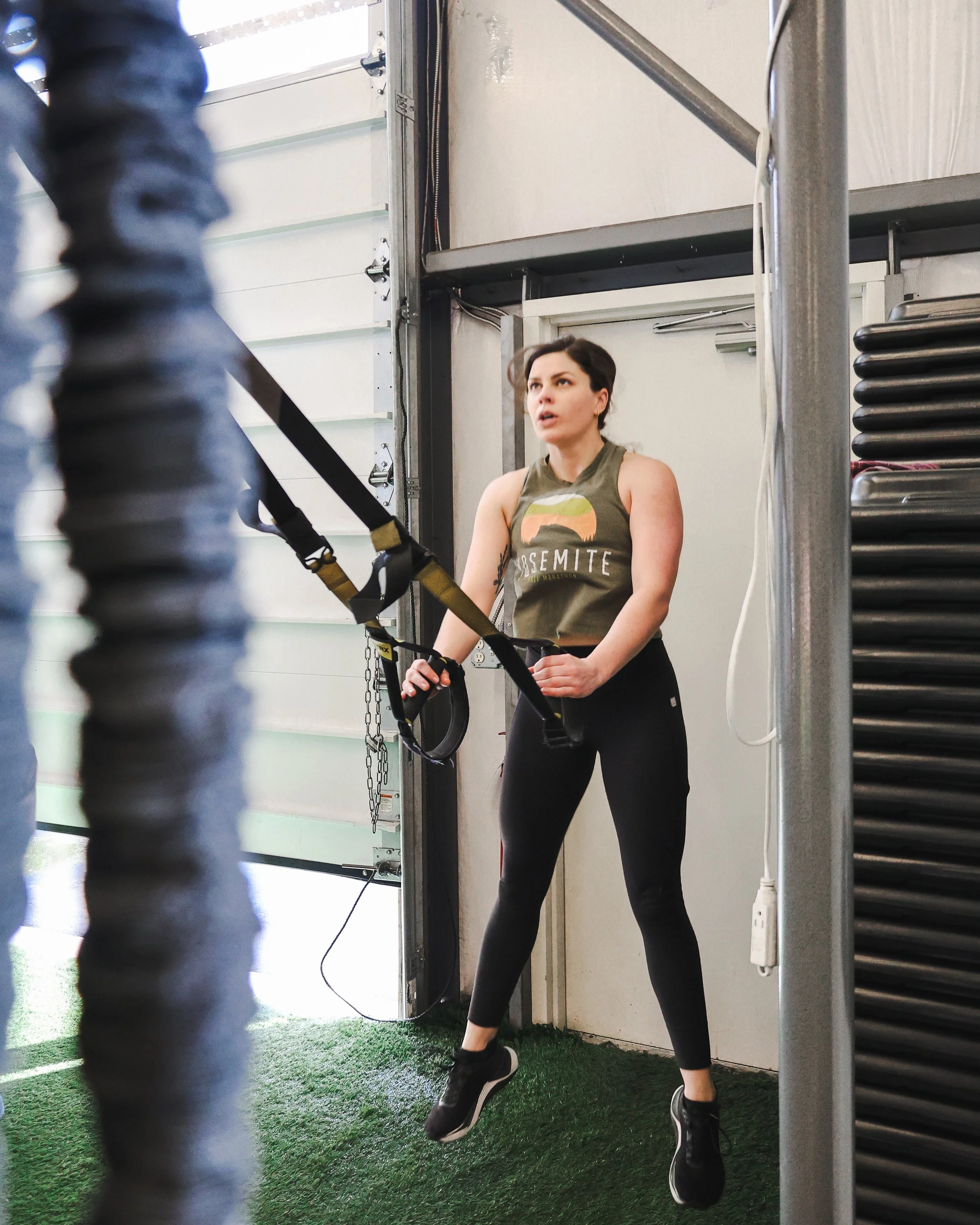 gym client suspension training — NYLEAR local fitness business social media marketing strategy