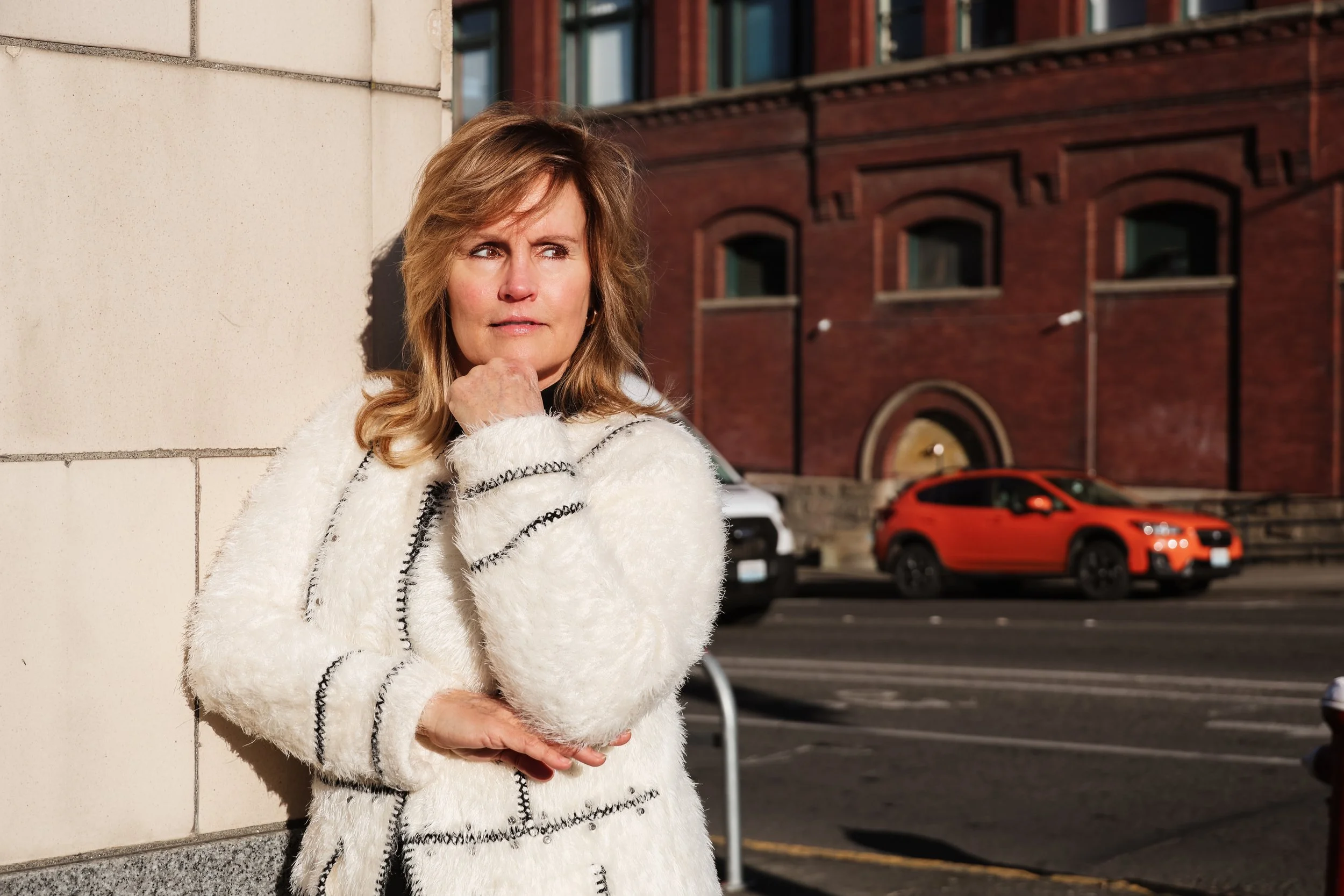 Barbara Jenks of Clearly Communicate urban portrait — personal branding photography by NYLEAR Bellingham WA