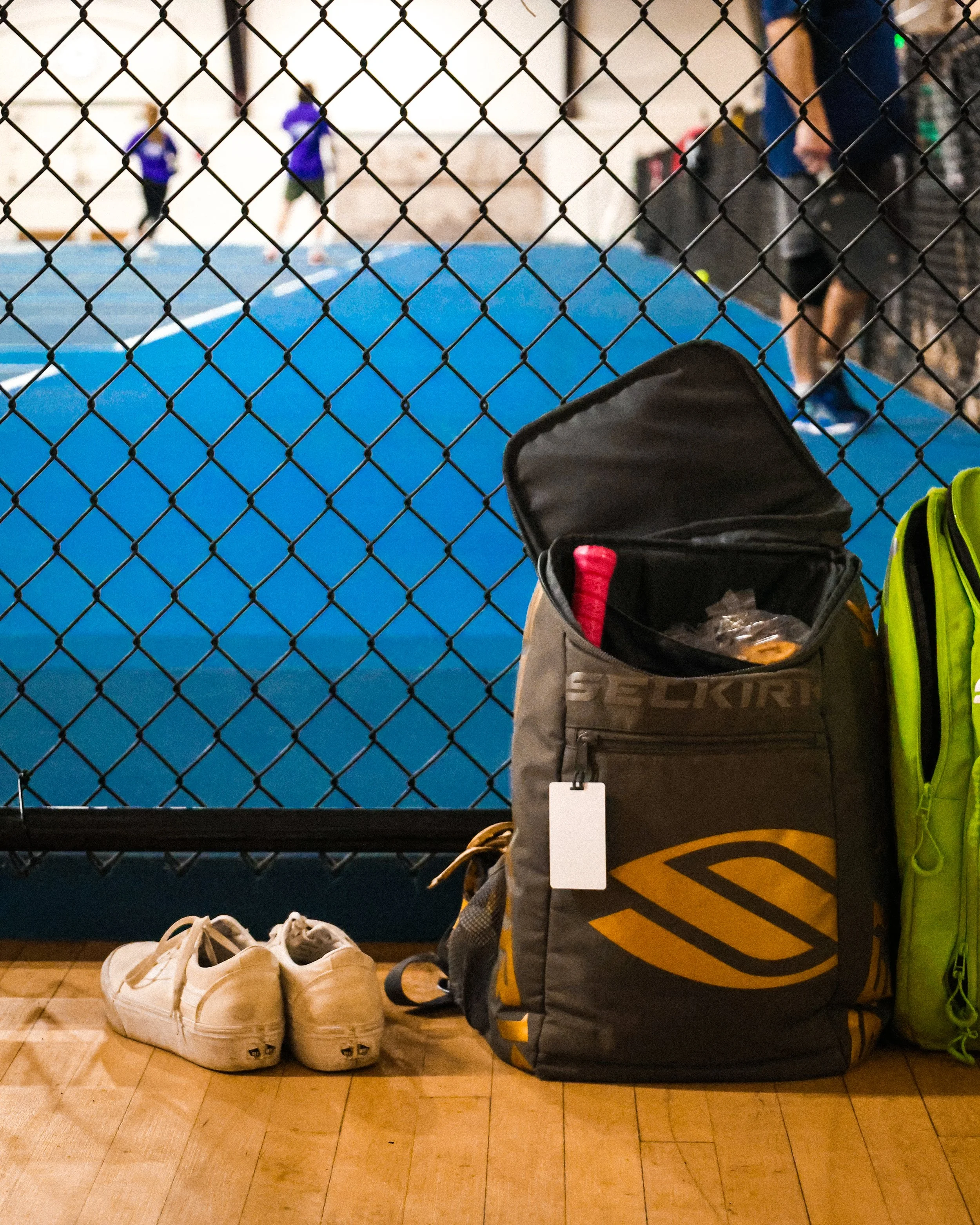 Armory Pickleball court detail — NYLEAR local fitness and recreation business social media marketing in the Pacific Northwest