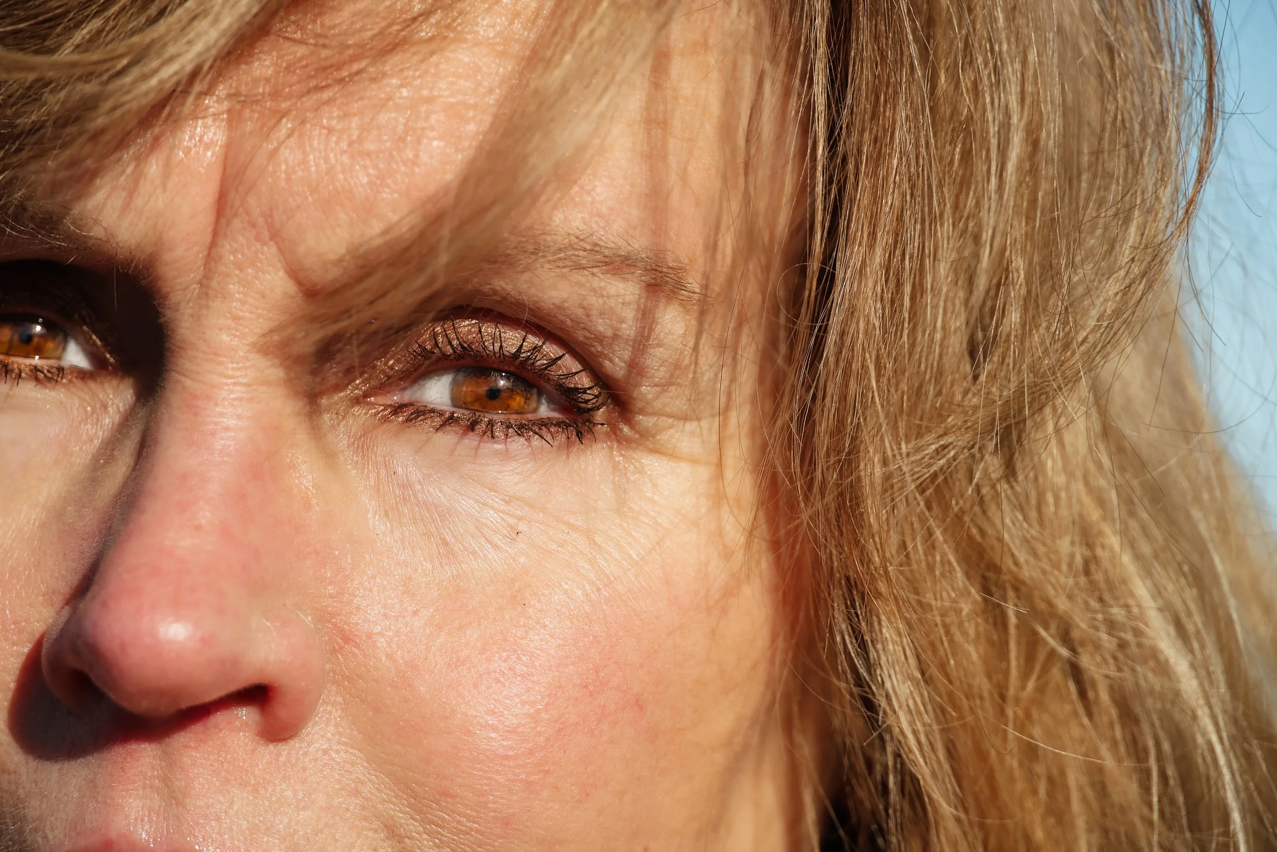 Barbara Jenks of Clearly Communicate close-up portrait — personal branding photography by NYLEAR Bellingham WA