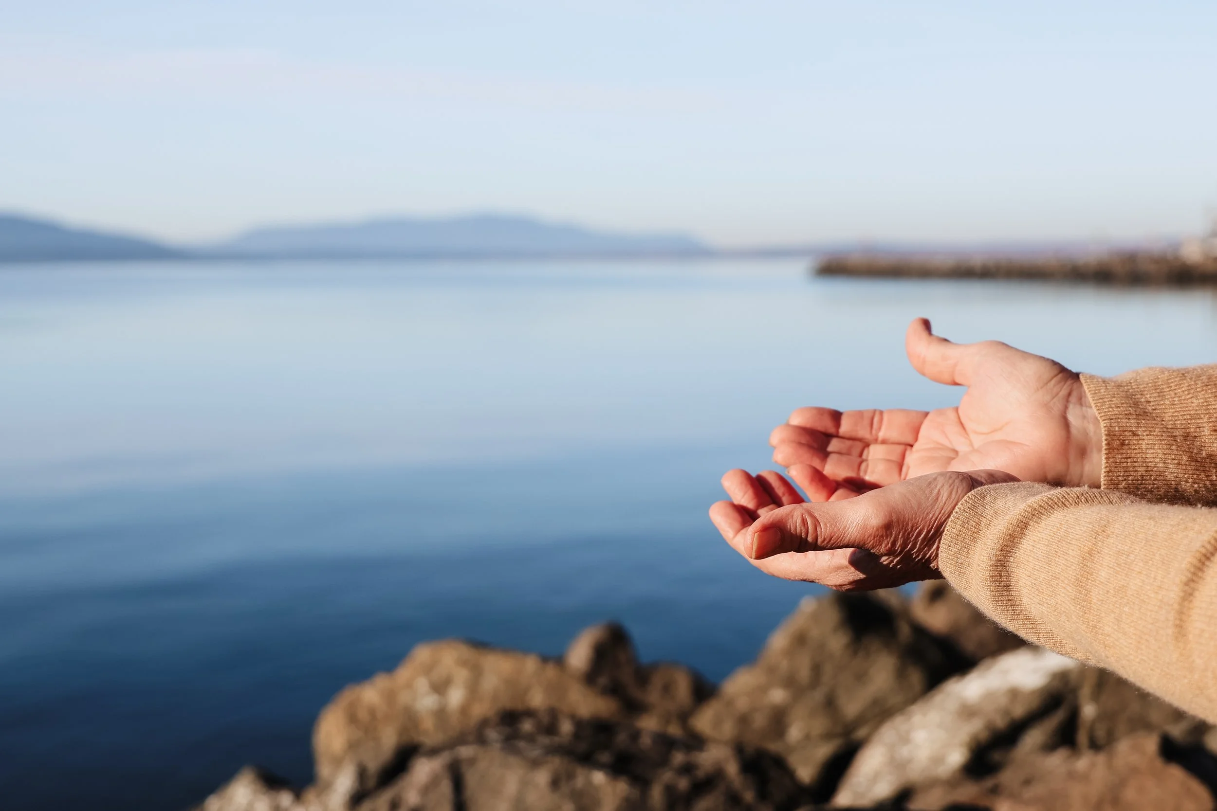 Barbara Jenks personal brand portrait at Pacific Northwest waterfront — branding photography by NYLEAR Bellingham WA