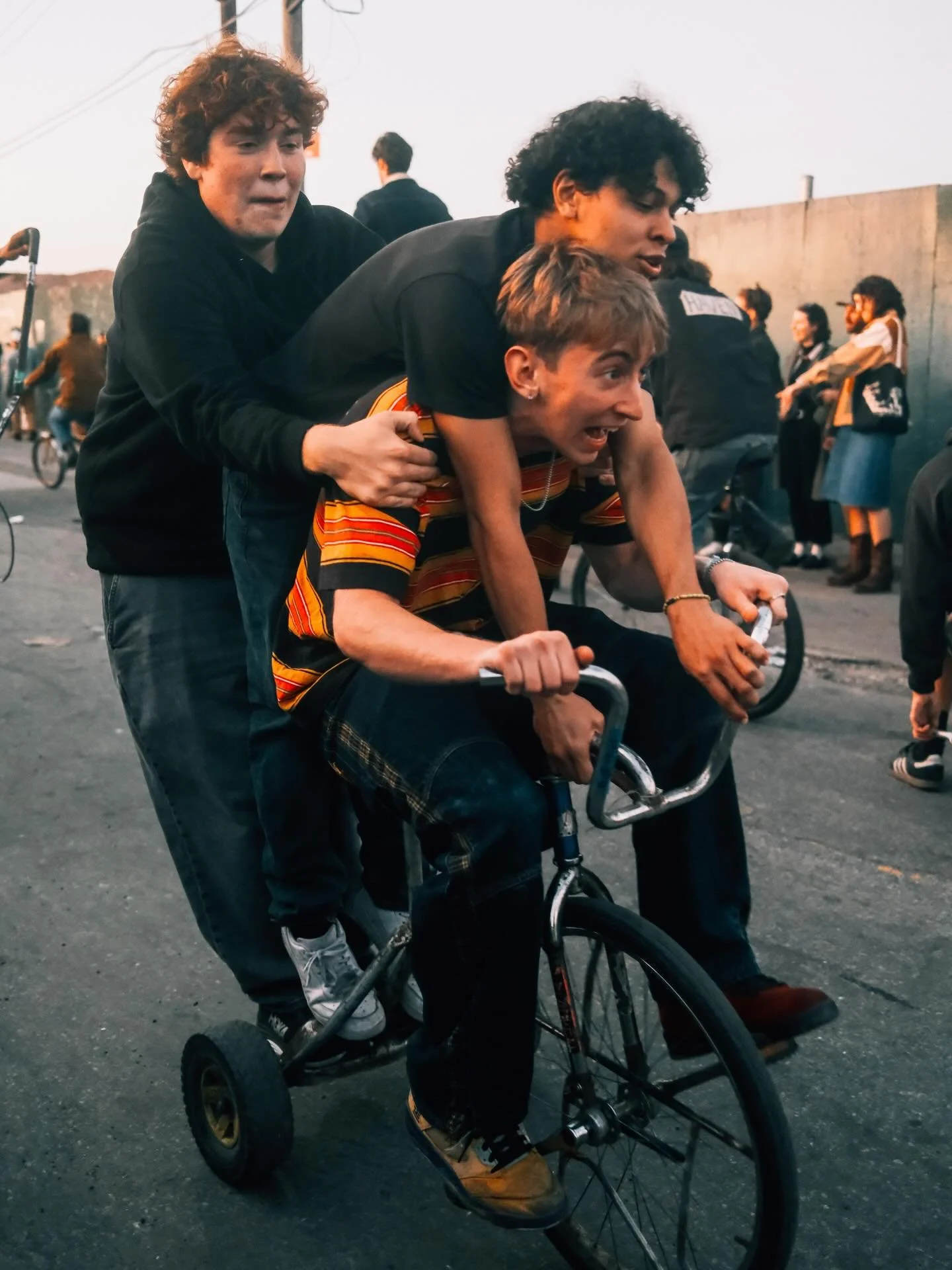 Very late bike kill vertical photos