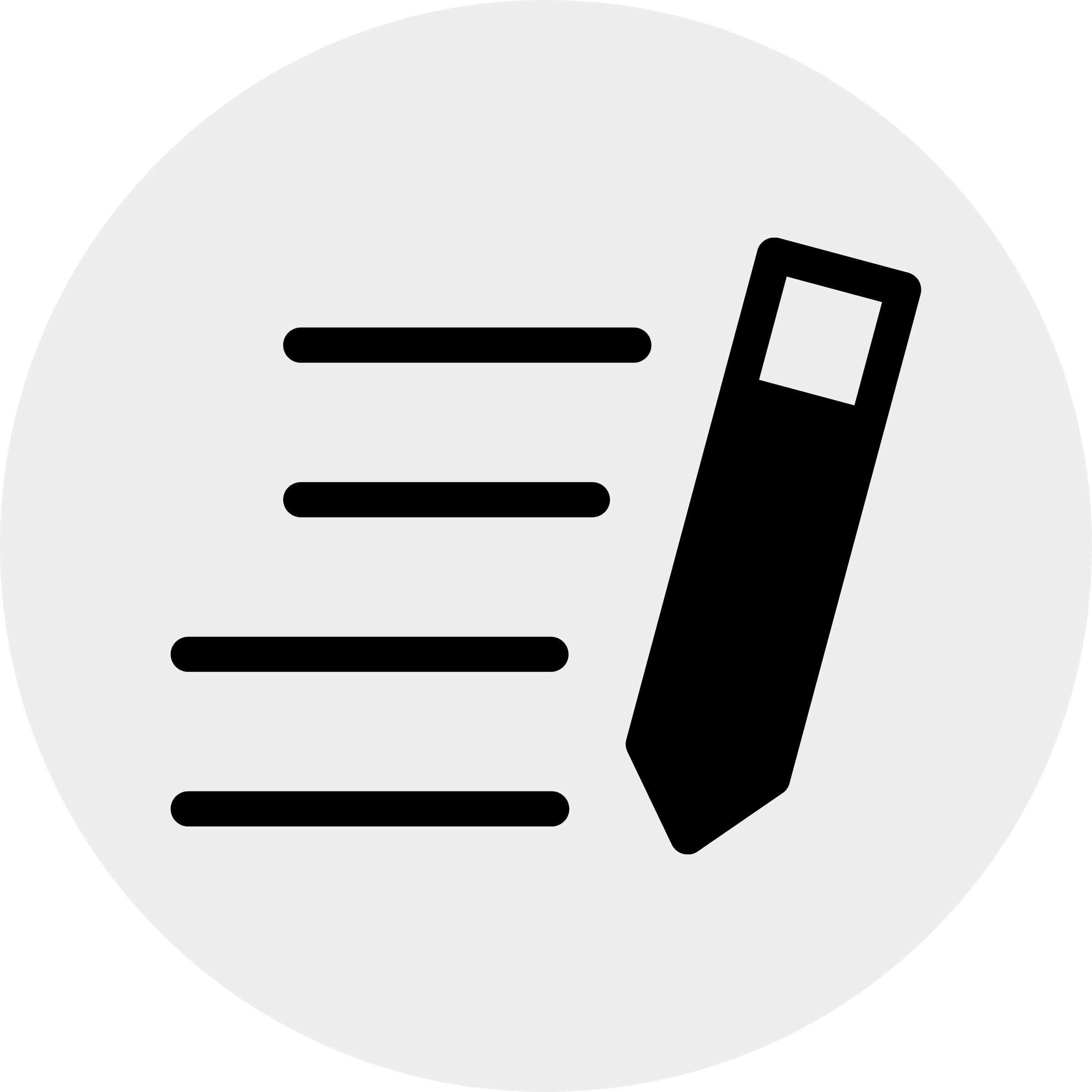 Icon of a notepad with lines and a pencil.