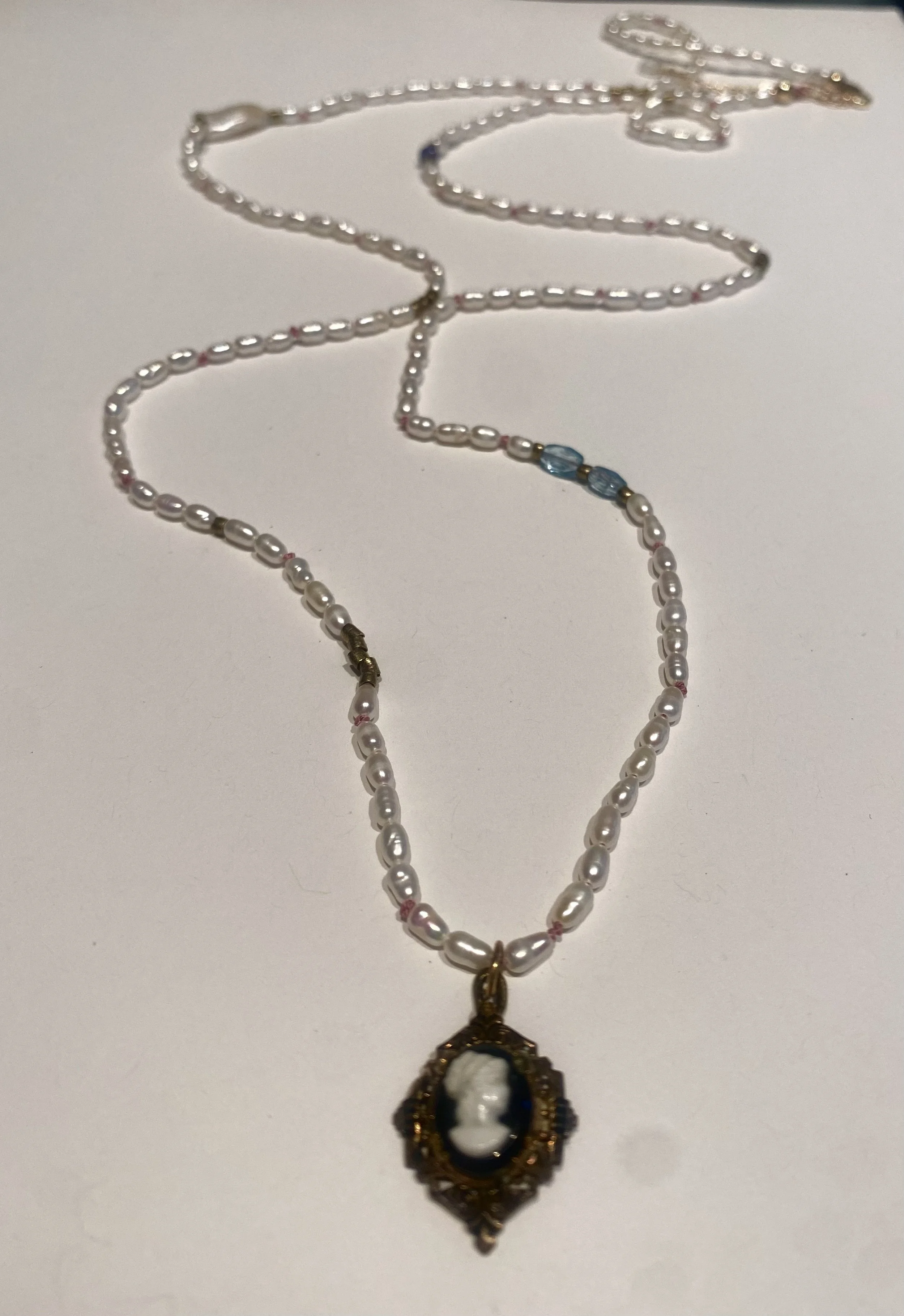 Black Vintage Cameo No. 113