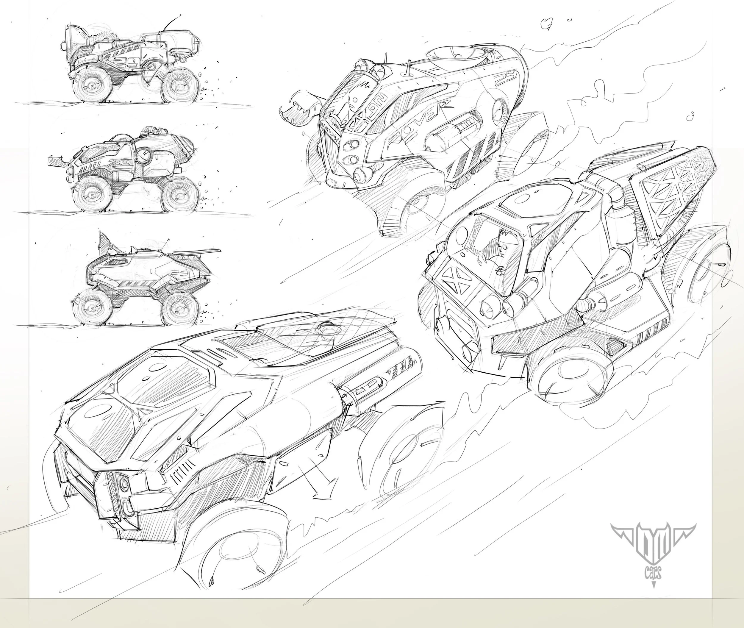 Matchbox Moon Rover Concepts
