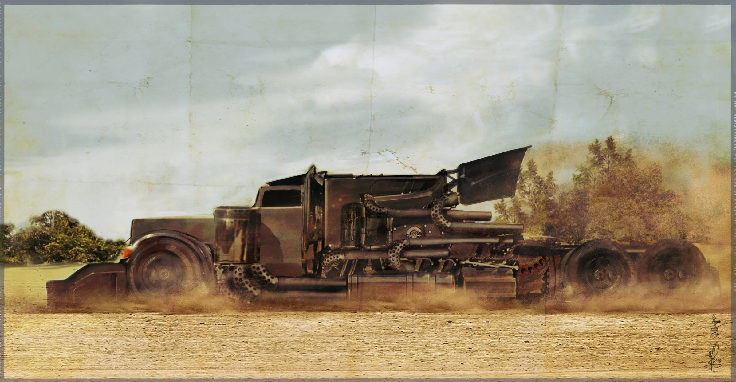 SEMITRUCK TUTORIAL (PHOTOSHOP) 