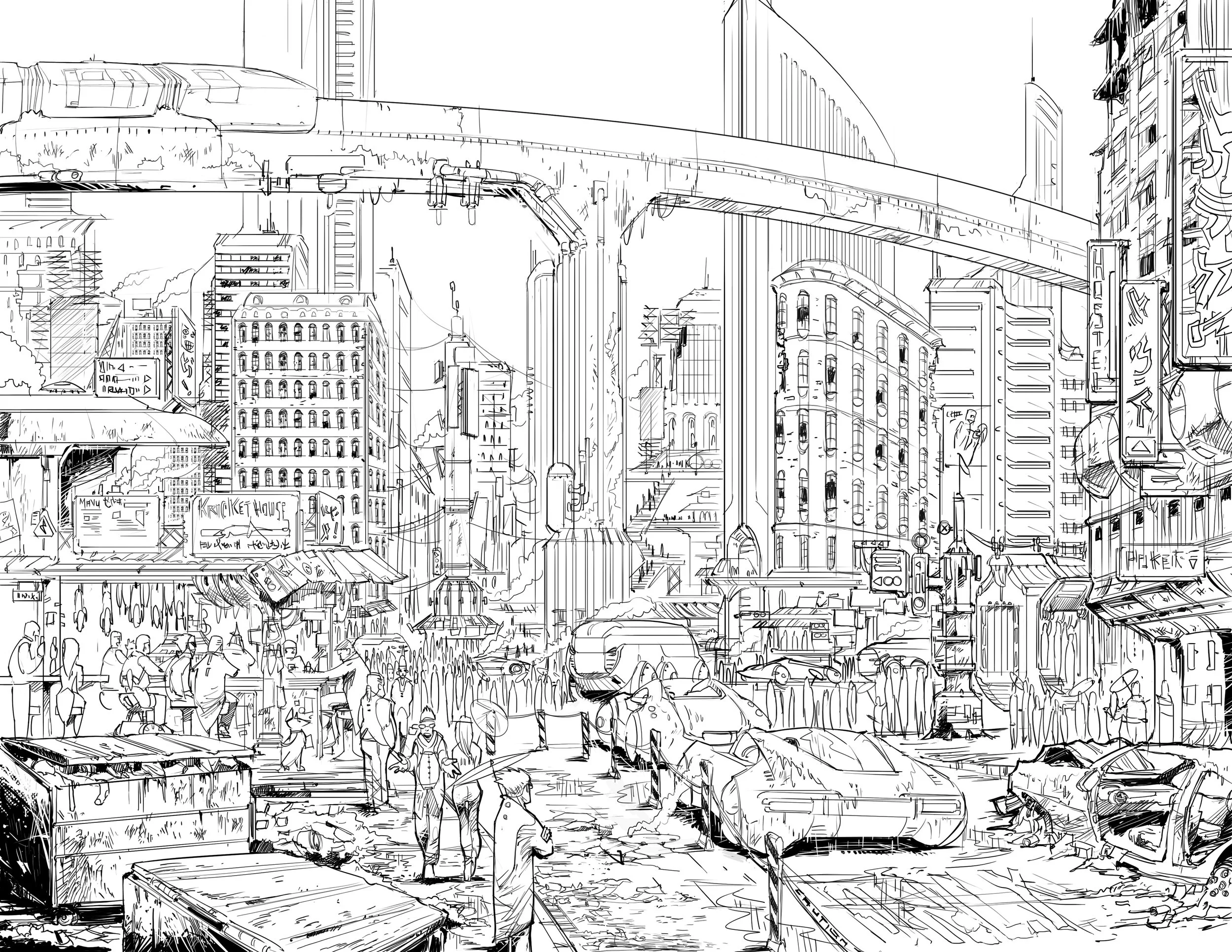 CONTINUUM COMICS - CITY SCENE 1