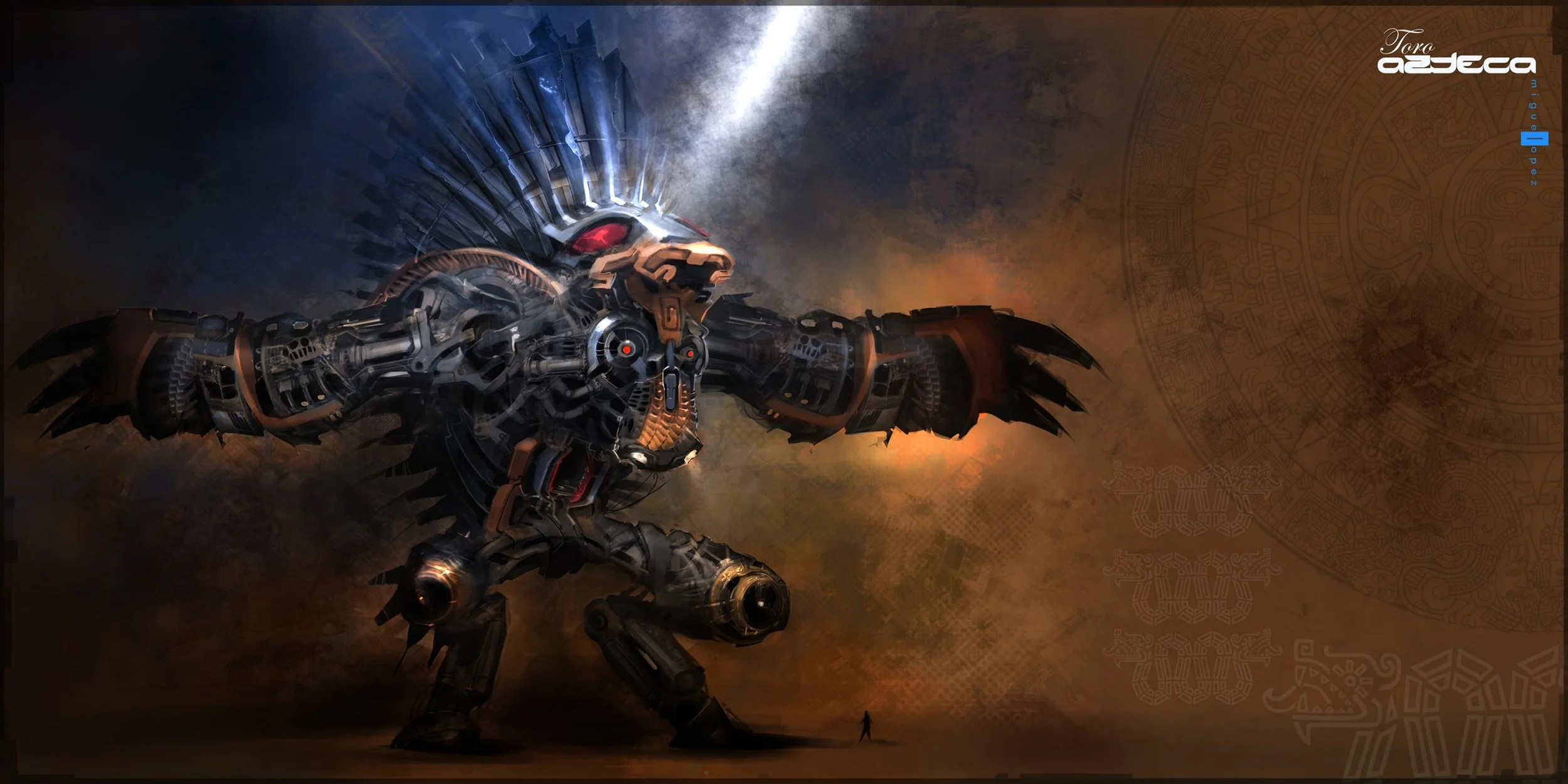 'TORO AZTECA' (PHOTOSHOP)