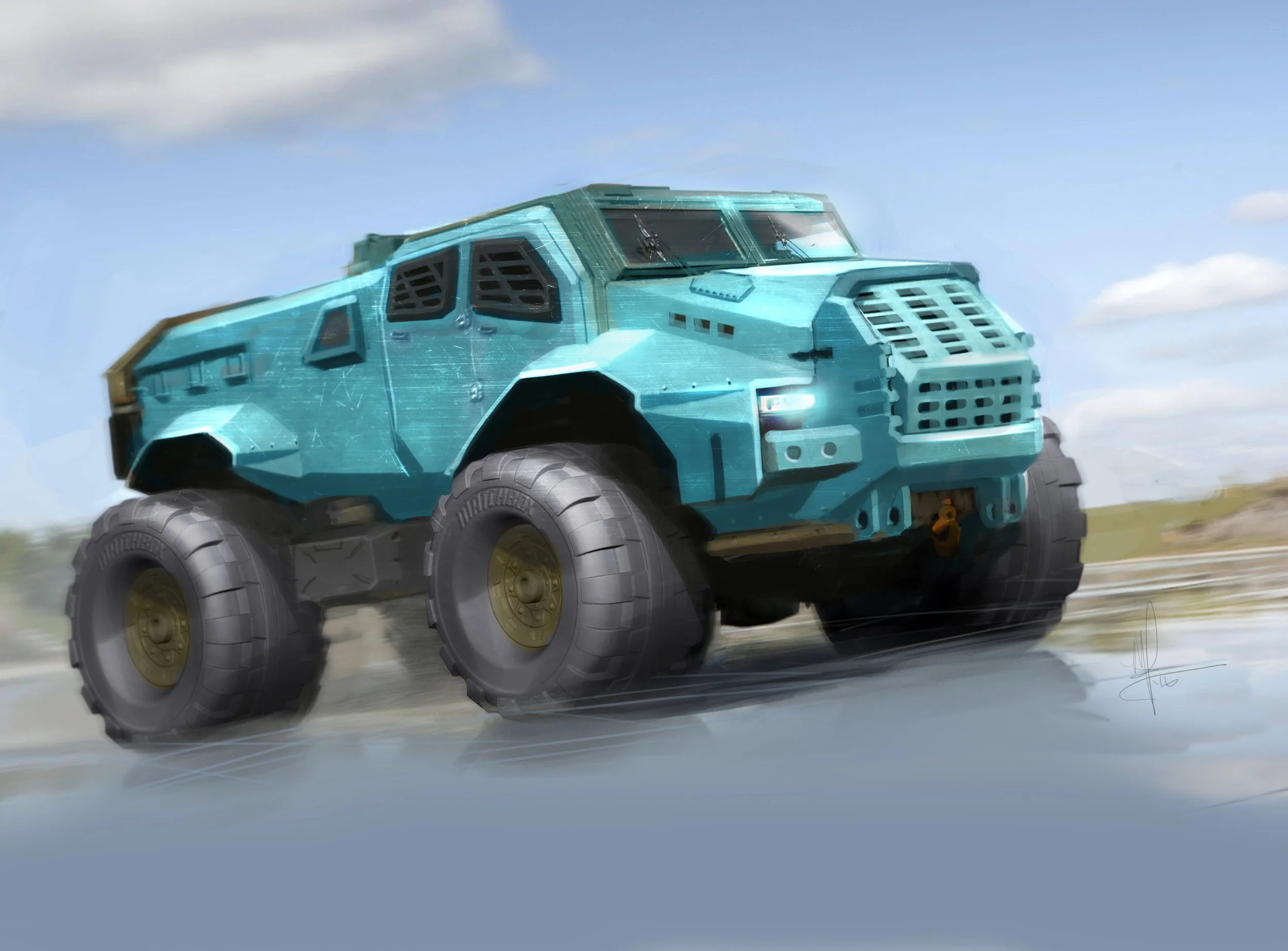 Matchbox 1:24 Scale Truck Concept