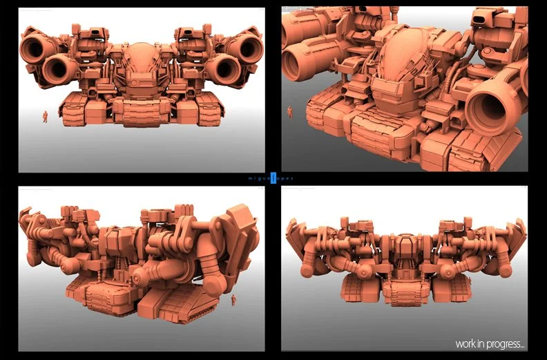3D Course Project: Tank (Modo)