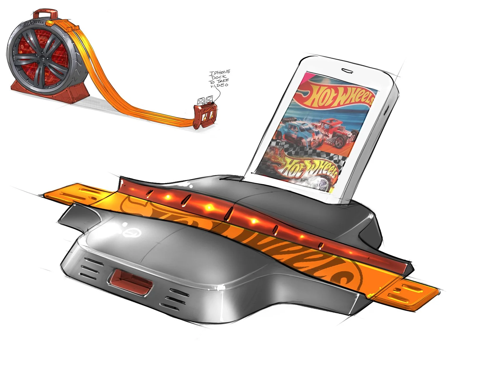 Hot Wheels Elite Series iPhone Adjuster
